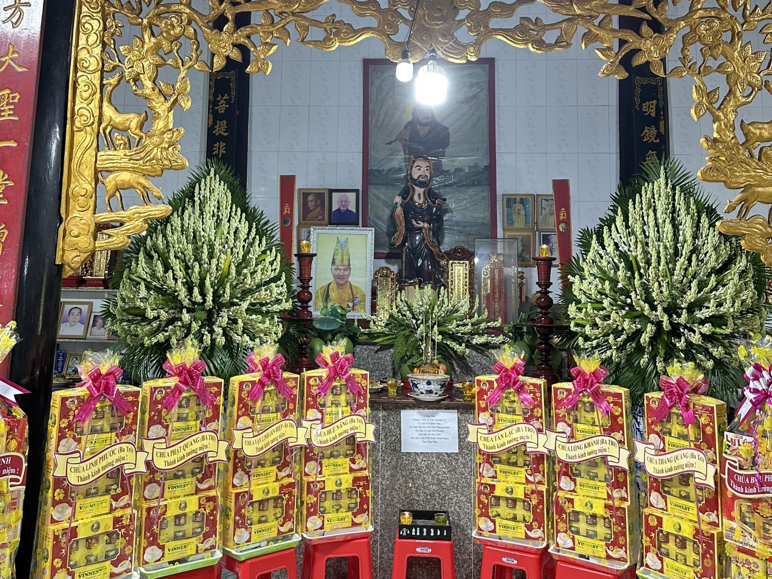 Bến Tre: Lễ huý nhựt Hoà thượng Thích Minh Giác và hiệp kỵ chư vị Tổ sư chùa Hoà Nam