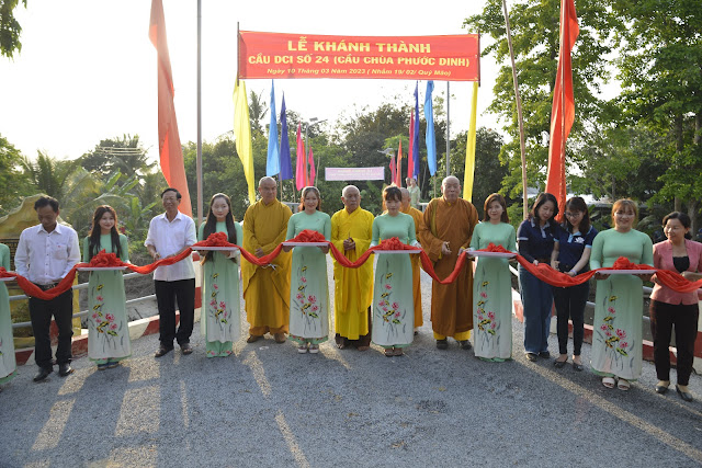 Đồng Tháp: Khánh thành và thông xe cầu DCI số 24 (cầu chùa Phước Dinh)
