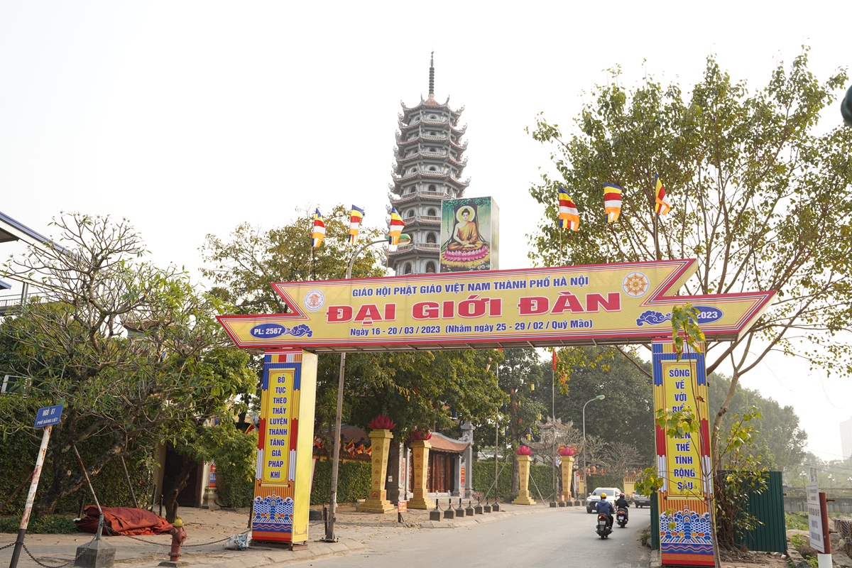 Hà Nội: Hoàn thành các công tác chuẩn bị cho Đại giới đàn tại chùa Bằng