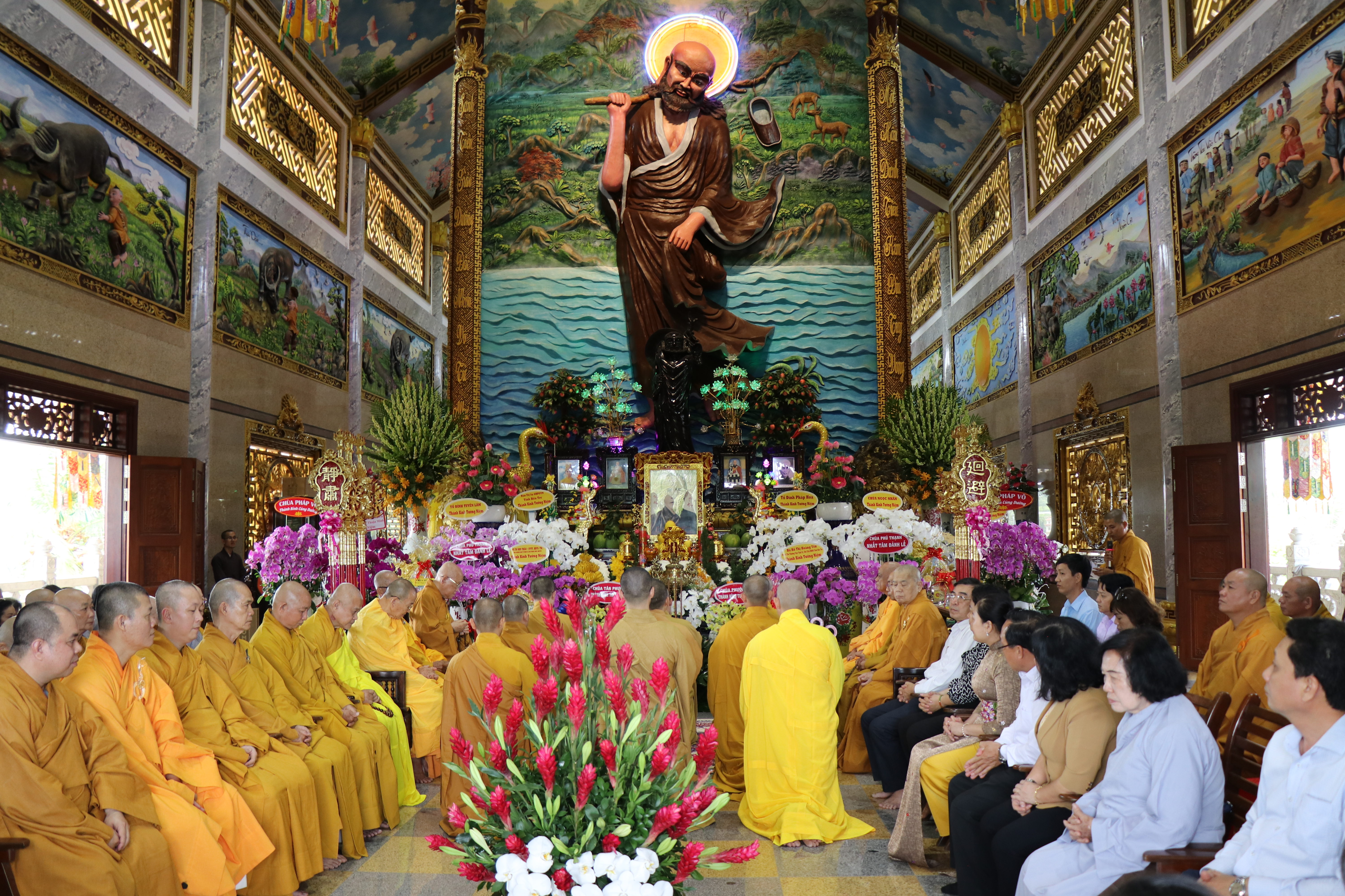 Bến Tre: Chùa Vĩnh An tổ chức lễ húy kỵ Giác linh Quốc sư Phổ Bảo