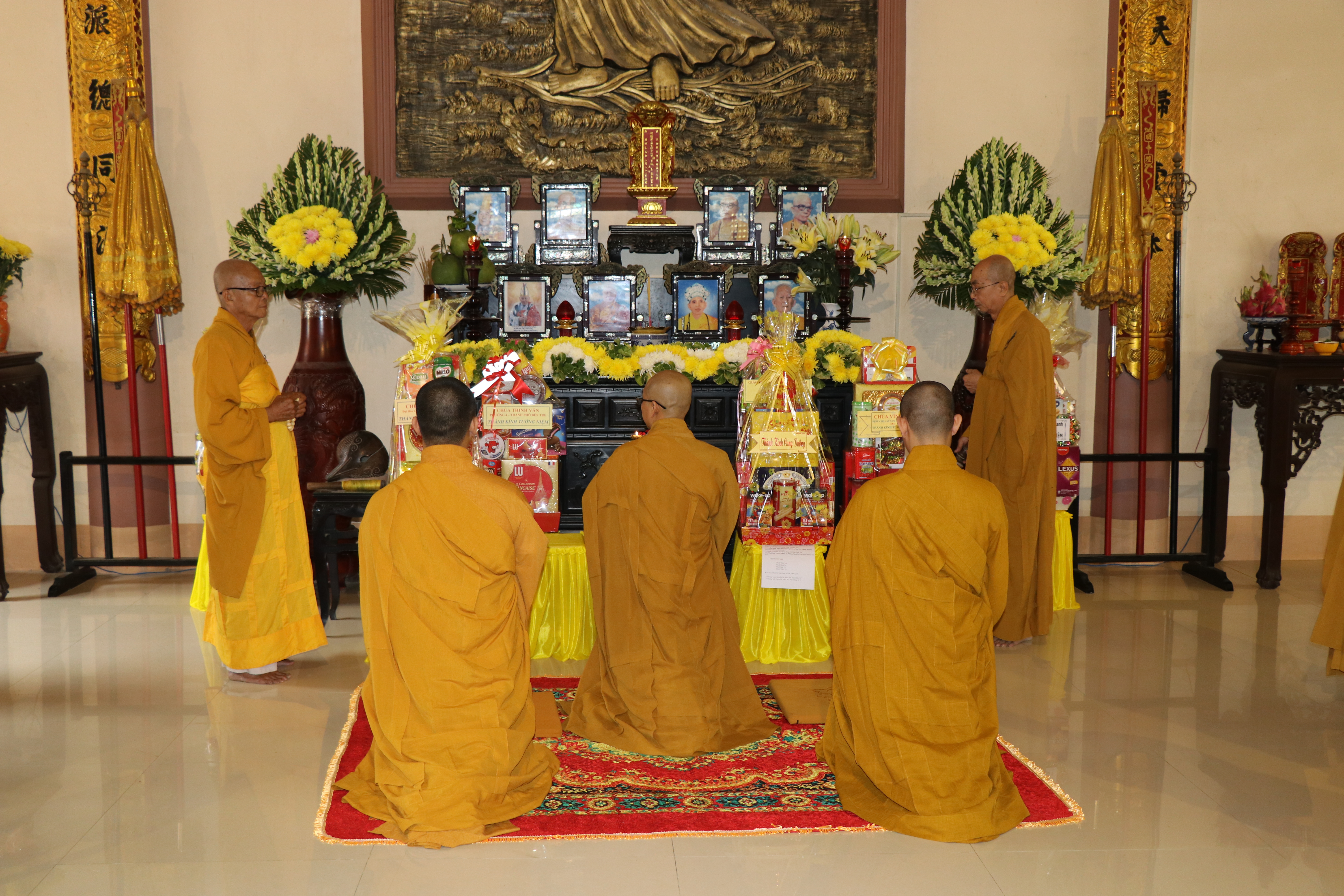 Bến Tre: Lễ hiệp kỵ chư tiền bối hữu công tại chùa Bửu Minh