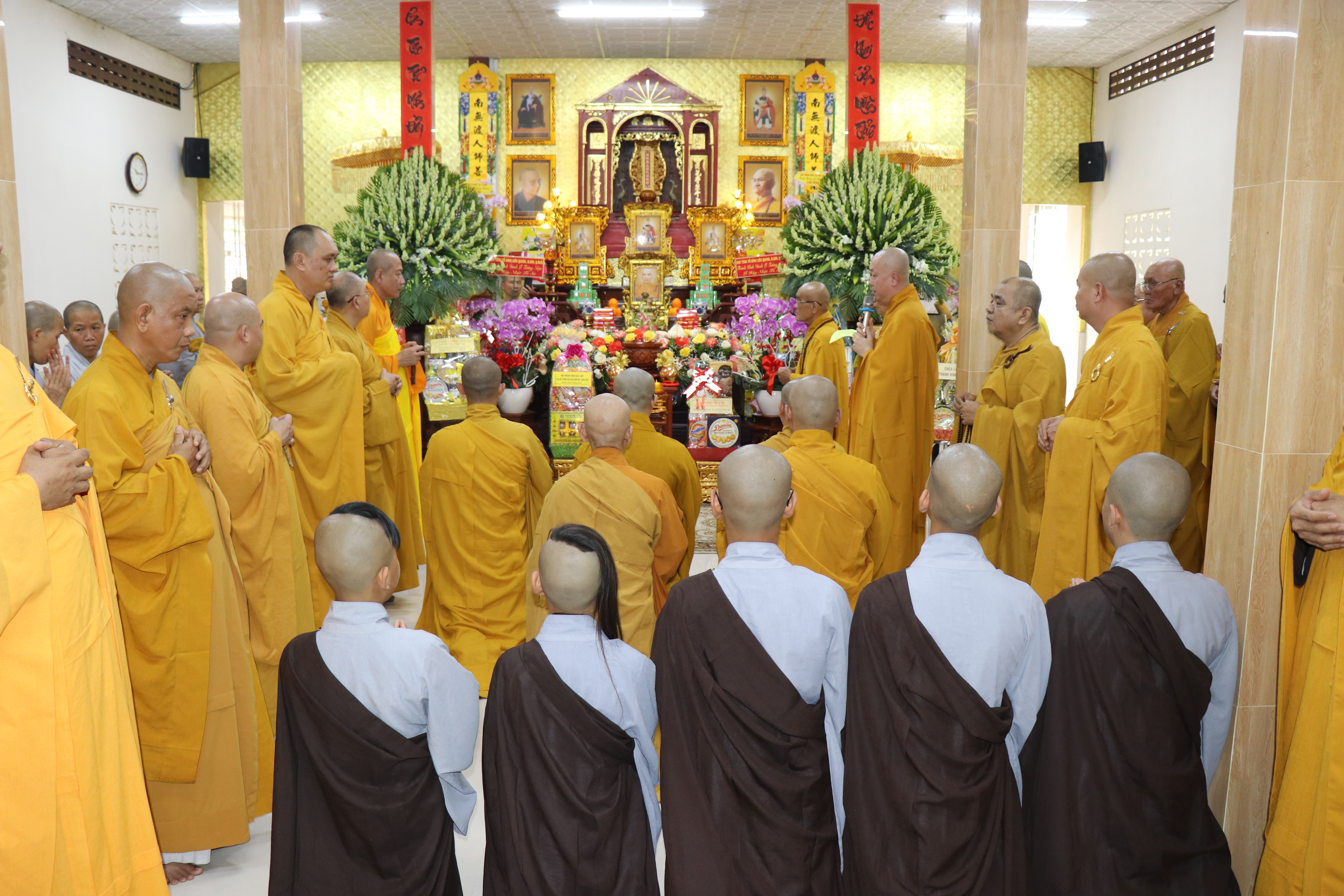 Bến Tre: chùa Phước Long trang nghiêm tổ chức lễ hiệp kỵ chư vị tổ sư cập chư tiền bối hữu công