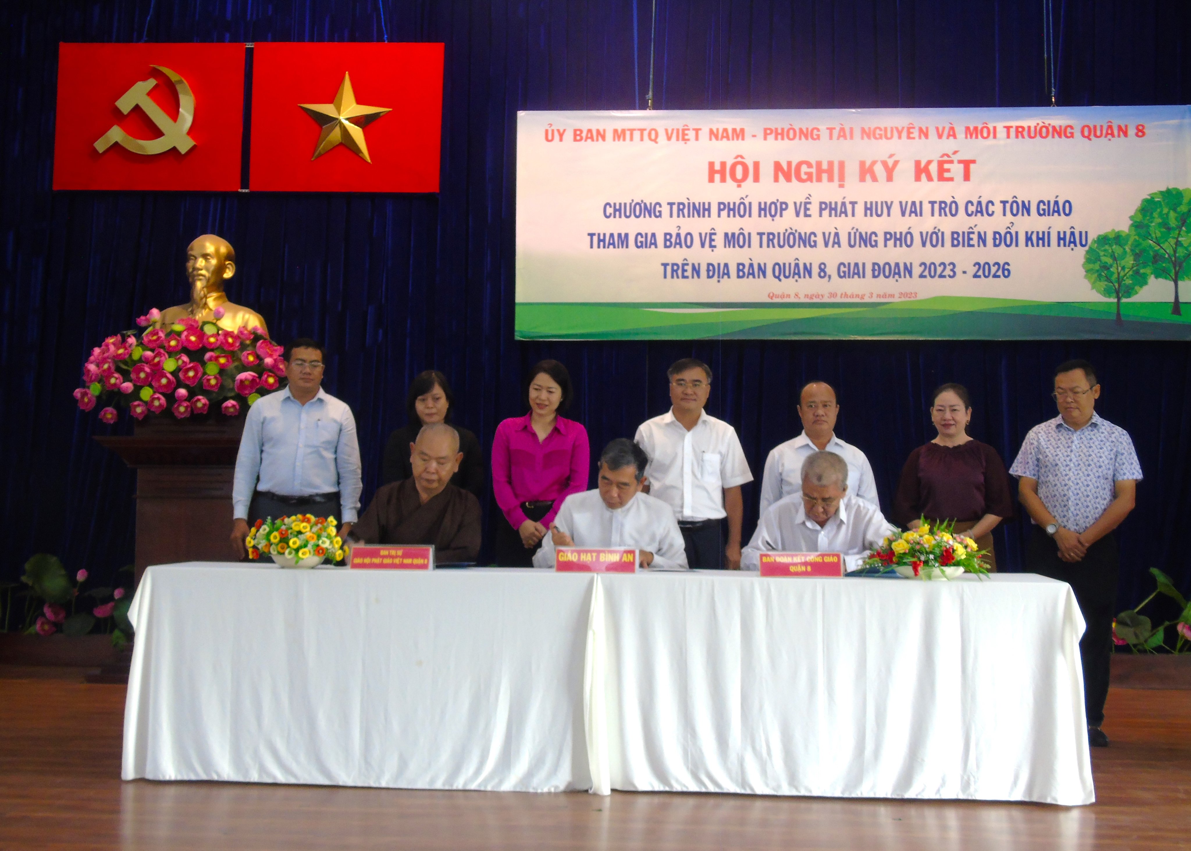 TP.HCM: Hội nghị ký kết Bảo vệ môi trường, ứng phó với biến đổi khí hậu giai đoạn 2023 – 2026  