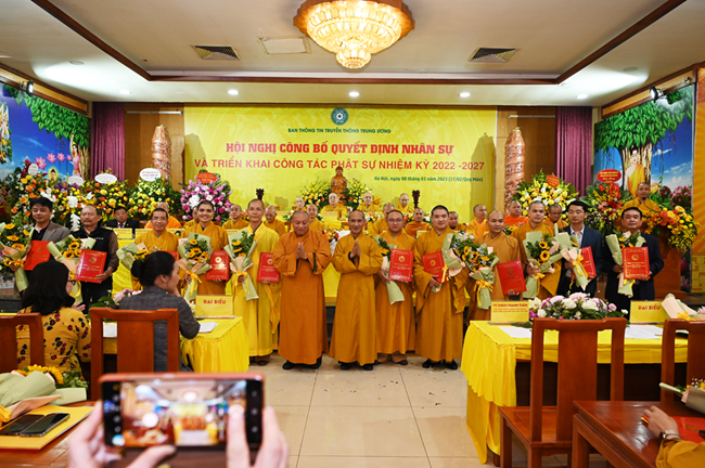 Hà Nội: Công bố Quyết định, ra mắt nhân sự Ban Thông tin – Truyền thông TW GHPGVN nhiệm kỳ 2022-2027