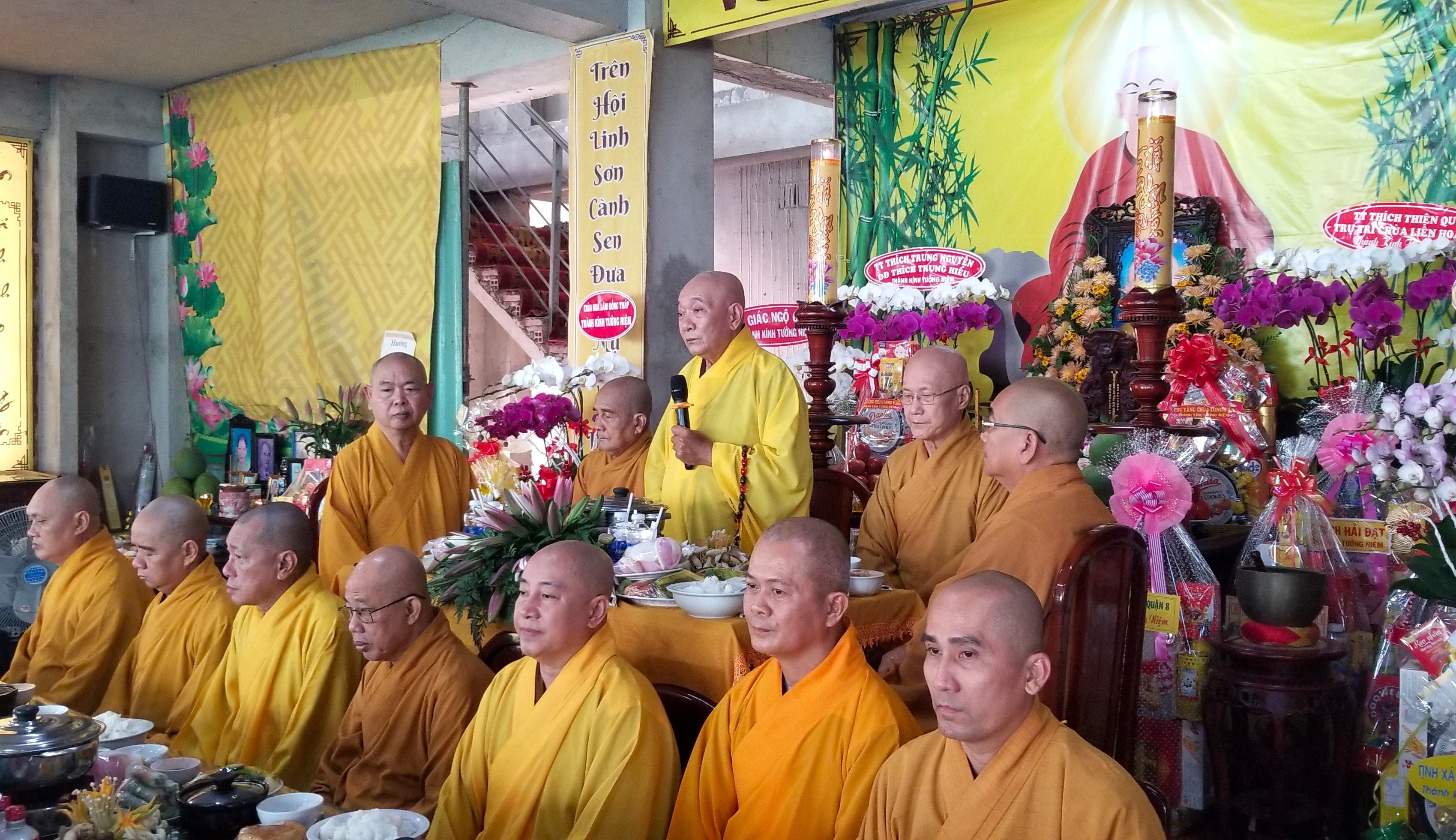 TP.HCM: Lễ tưởng niệm lần thứ 13 cố Thượng tọa Thích Chơn Tánh khai sơn thiền viện Hải Đức