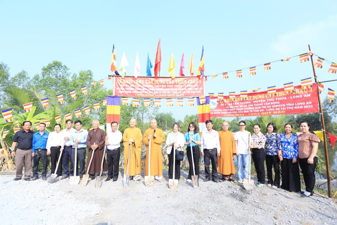 Long An: Động thổ xây dựng cầu Thiên Châu 3 và cầu Trường Lộc, huyện Thủ Thừa