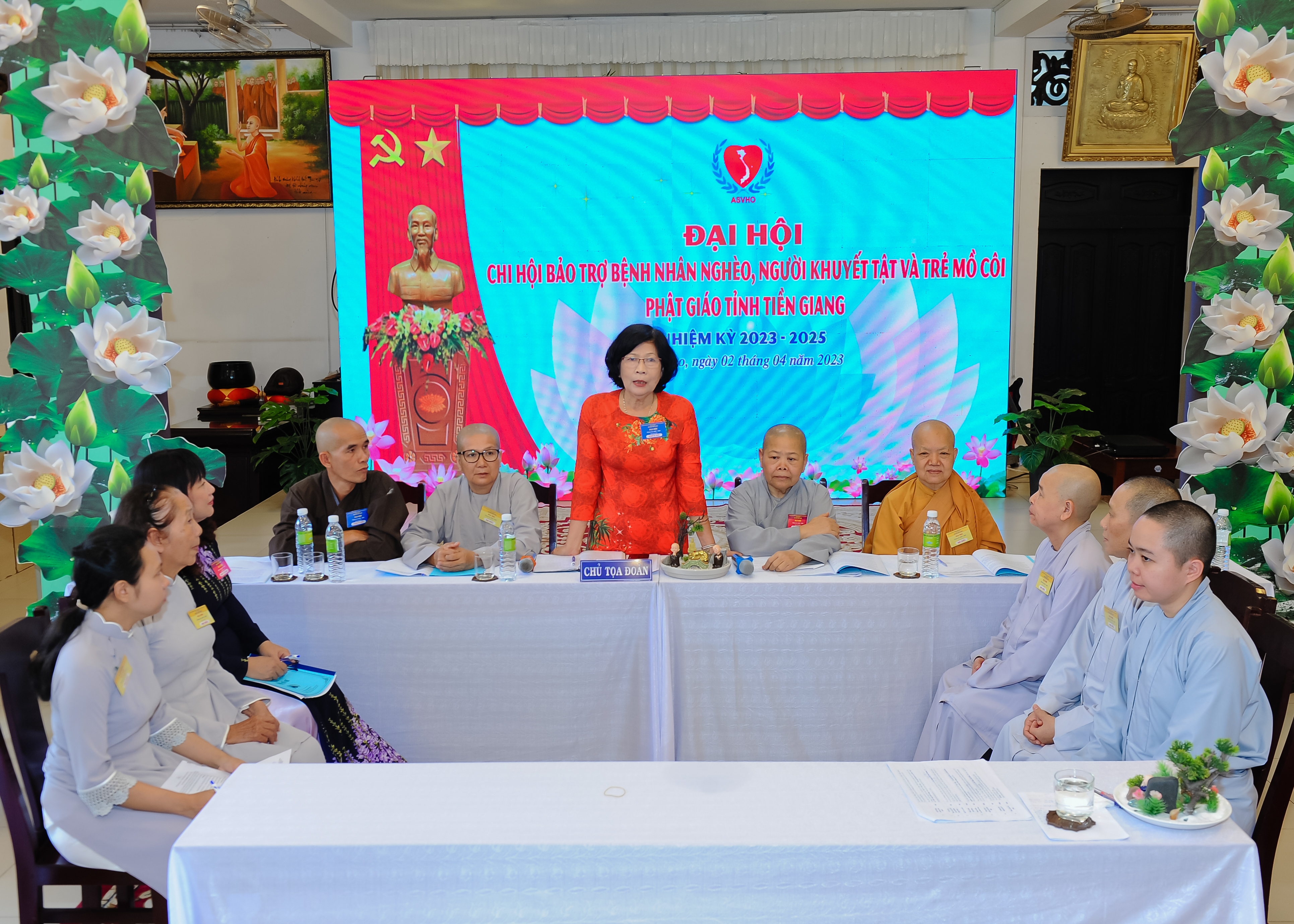 Tiền Giang: Đại hội Chi hội bảo trợ BNN, NKT & TMC Phật giáo tỉnh nhiệm kỳ 2023-2025