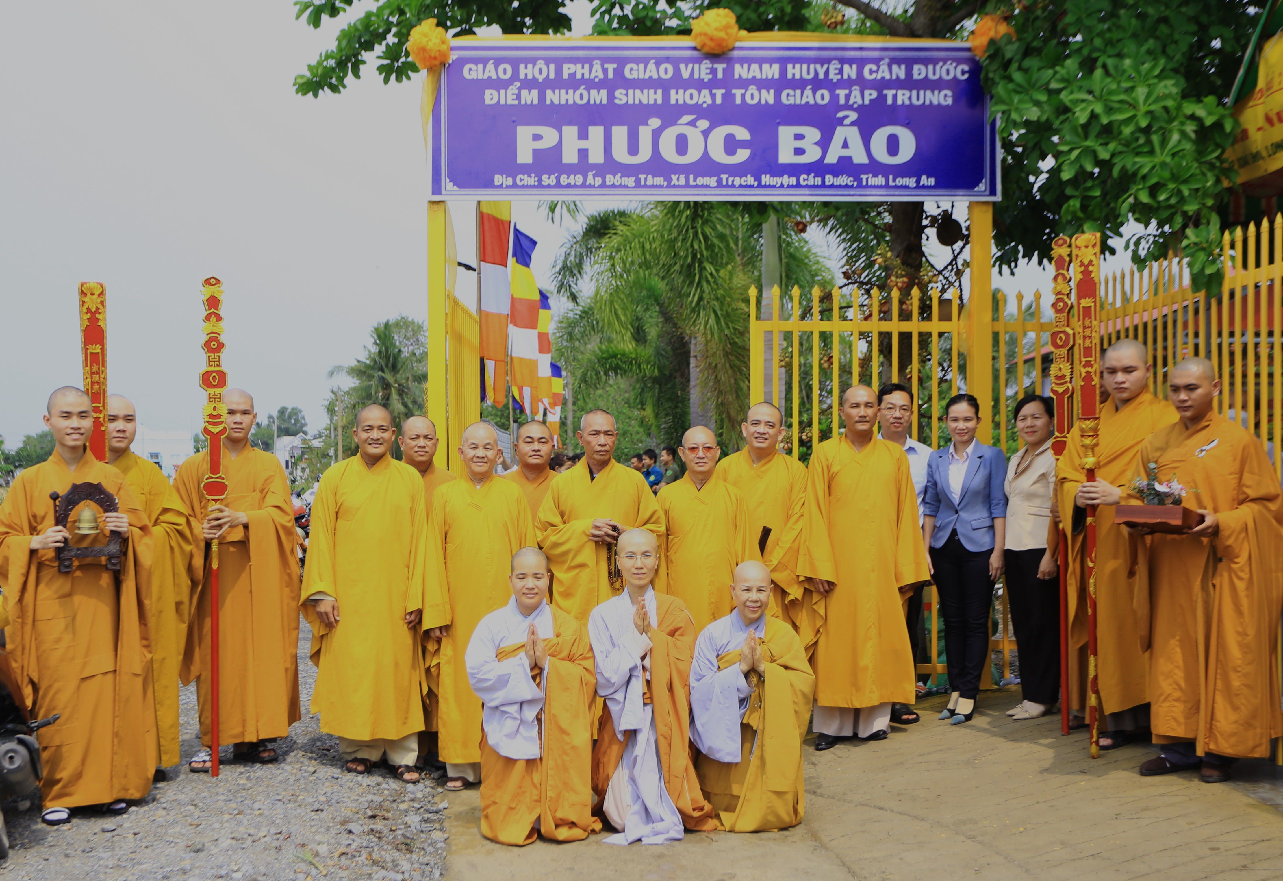 Long An: Lễ công bố Điểm nhóm sinh hoạt tôn giáo tập trung Phước Bảo
