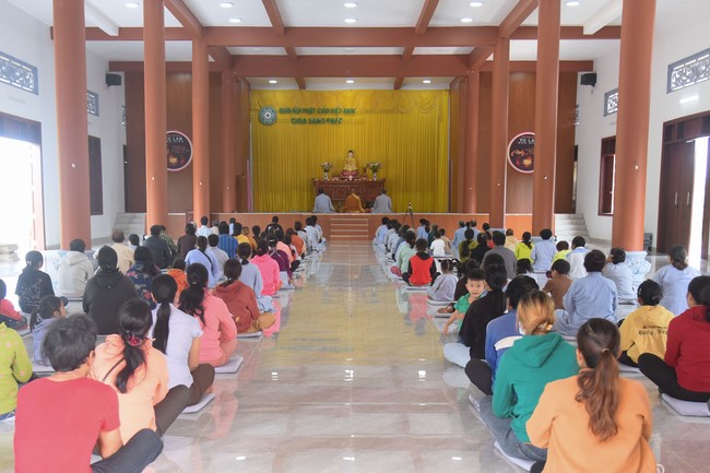 Bình Phước: Chùa Đăng Pháp tổ chức khóa tu Một ngày an lạc