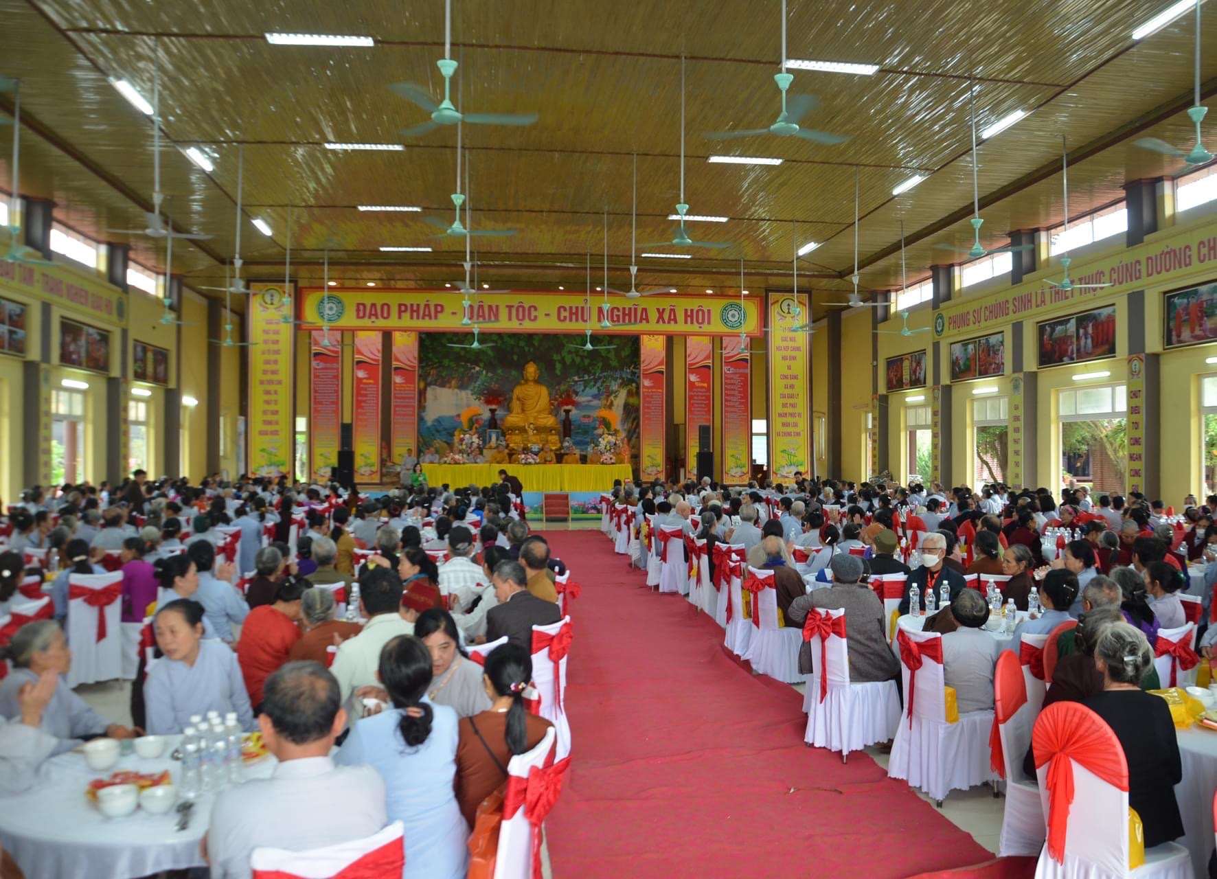 Nghệ An: Chùa Chí Linh tổ chức lễ Chúc Thọ cho 700 Phật tử trong toàn huyện Yên Thành