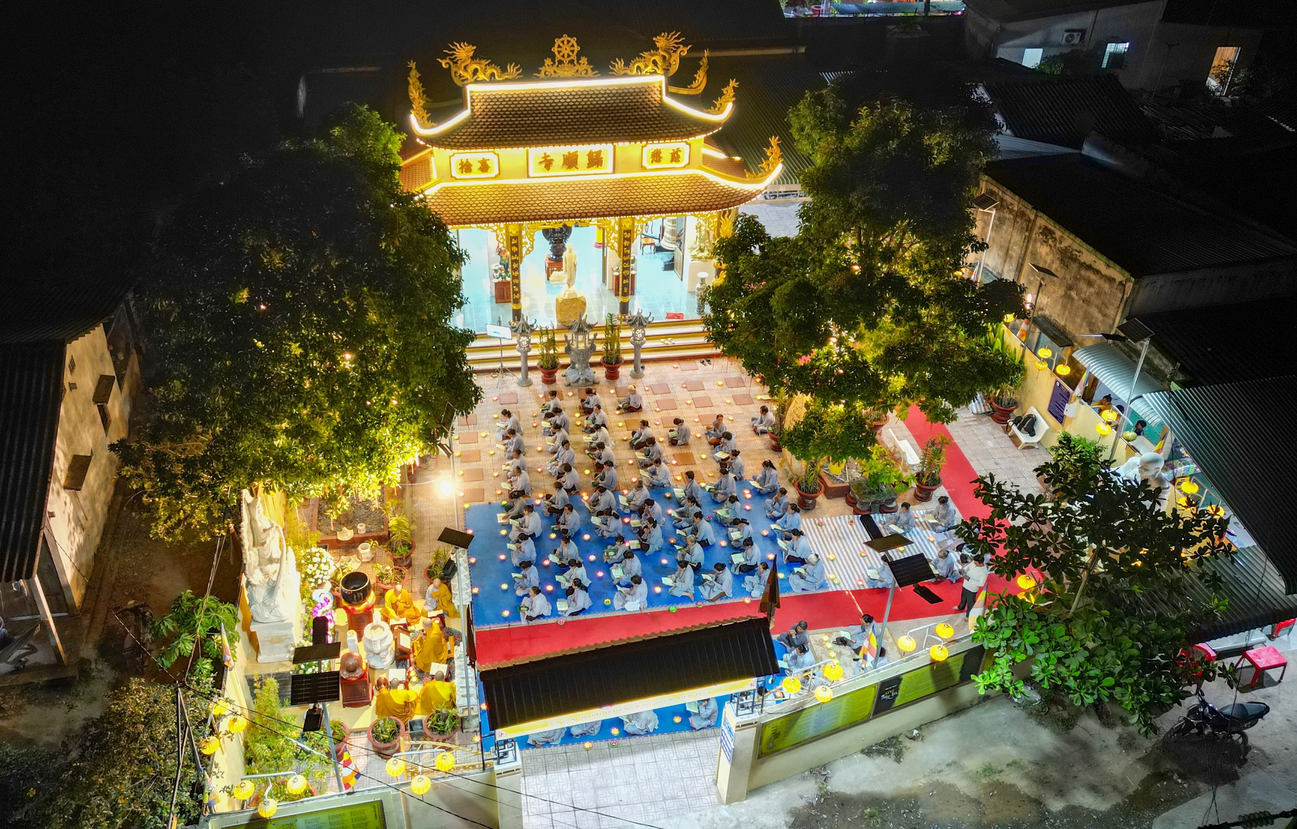 Bến Tre: chùa Qui Thuận trang nghiêm tổ chức khóa lễ tụng kinh Phổ Môn và tổng kết tuần lễ “Cùng Chung Tu Tập” nhân khánh vía Bồ-tát Quán Thế Âm