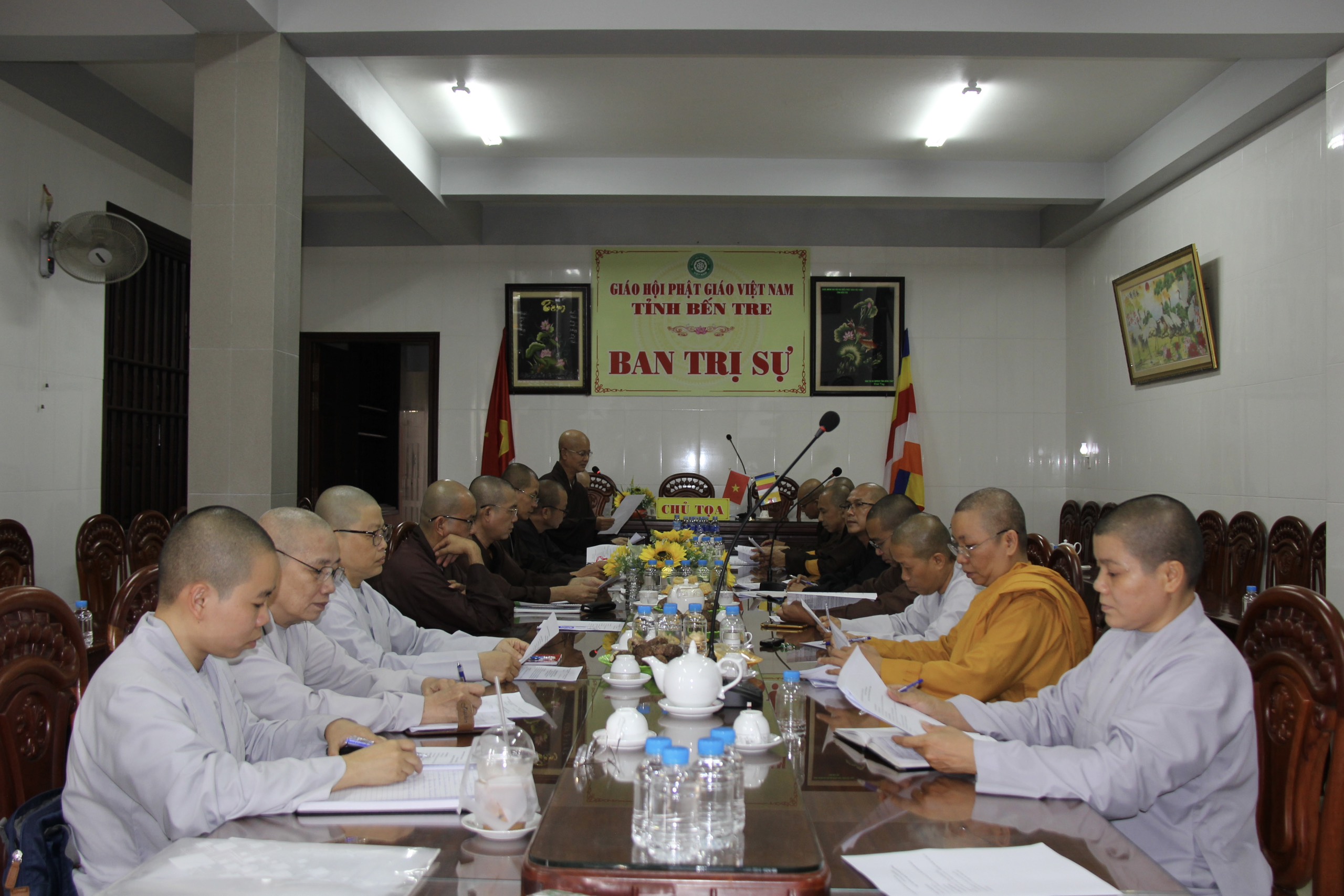 Bến Tre: Ban Hoằng Pháp – Ban Hướng Dẫn Phật Tử GHPGVN tỉnh họp triển khai khóa tu lục hòa – Phật pháp vấn đáp với chủ đề “Nguồn Chơn An Lạc”