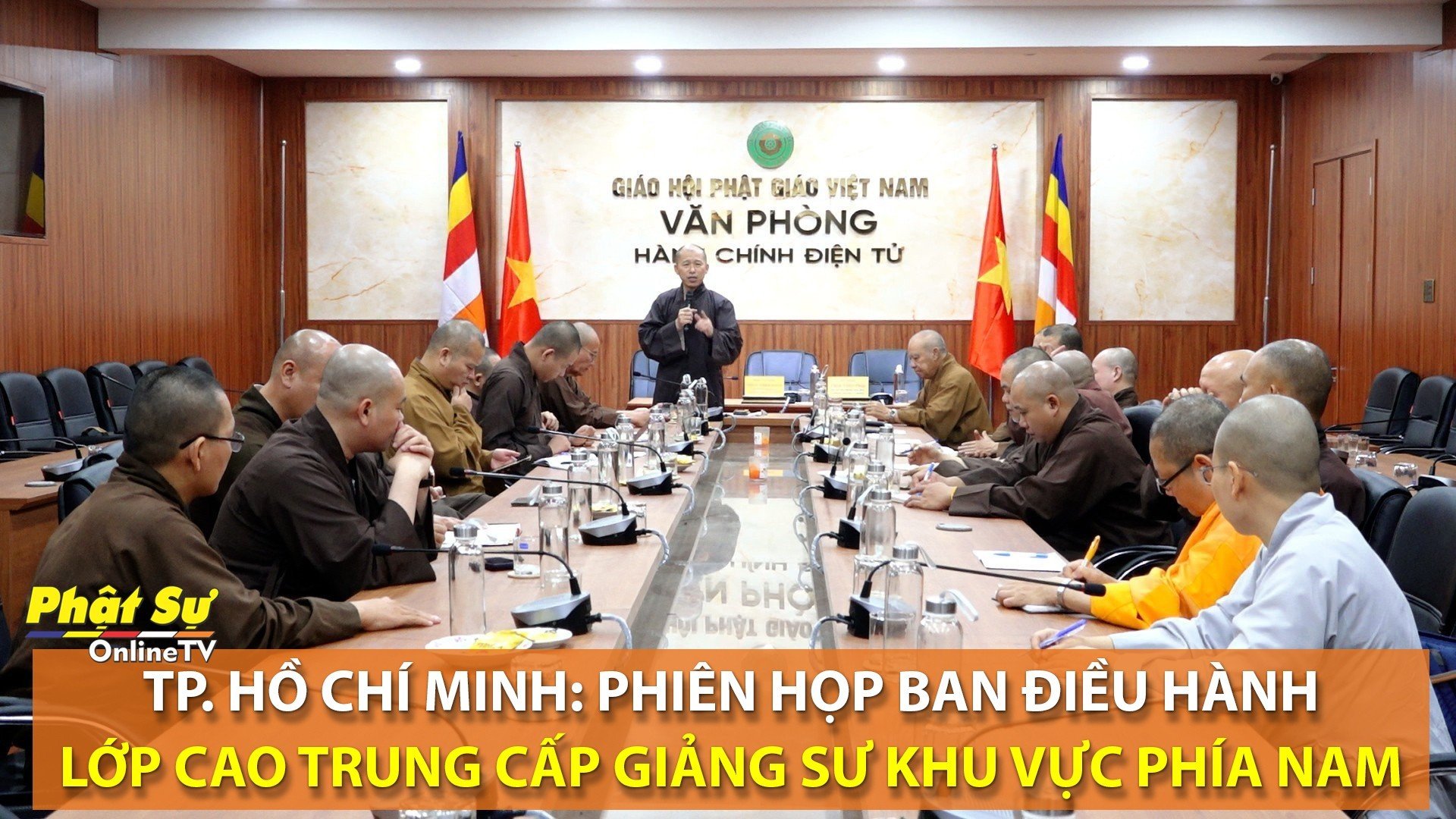 [Video] TP.HCM: Phiên họp Ban Điều hành lớp Cao – Trung cấp Giảng sư khu vực phía Nam