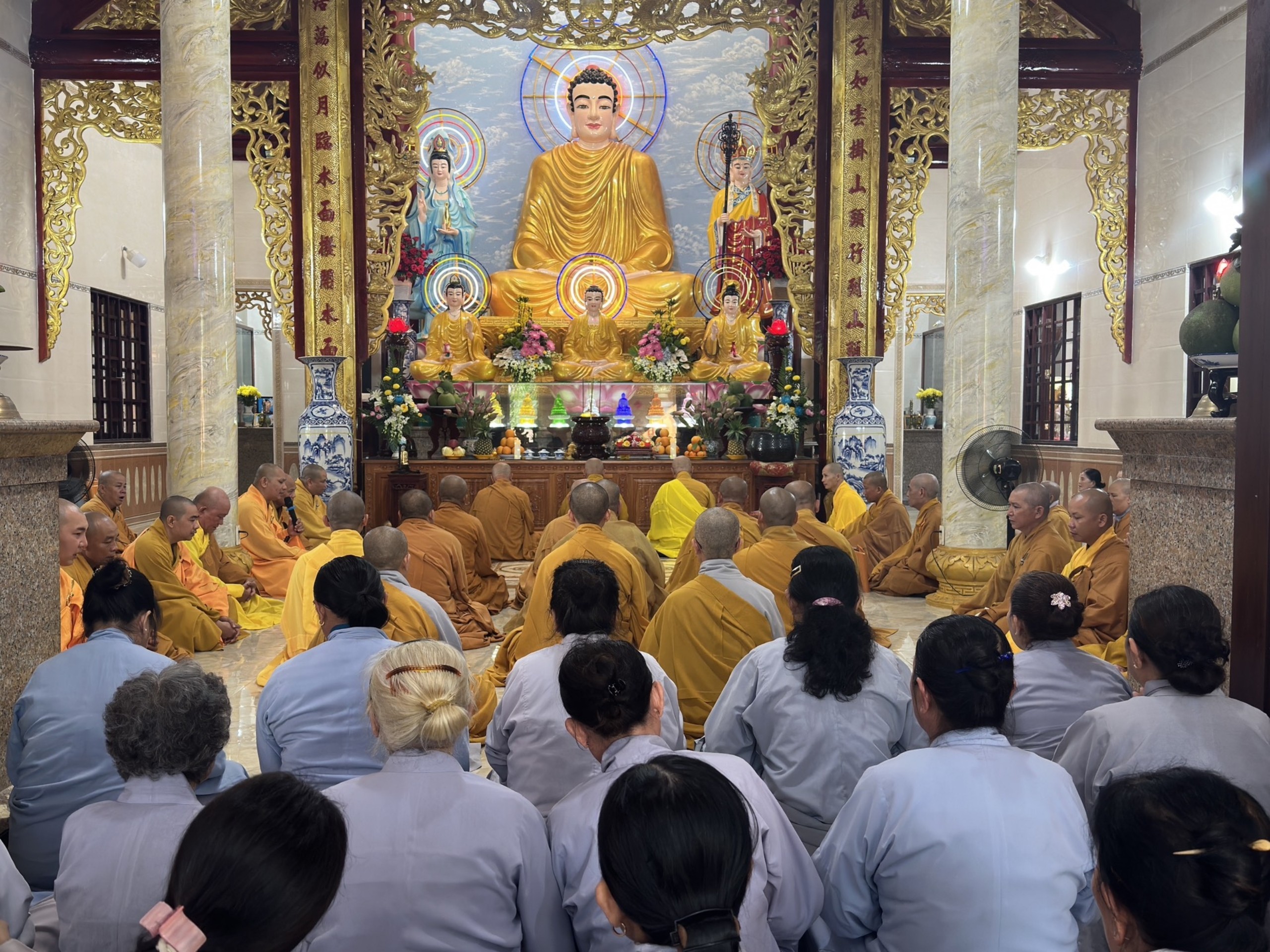 Bến Tre: Ban Trị sự Phật giáo huyện Ba Tri trang nghiêm tưởng niệm cố Hoà thựơng Thích Minh Từ - viện chủ chùa Phật Quang