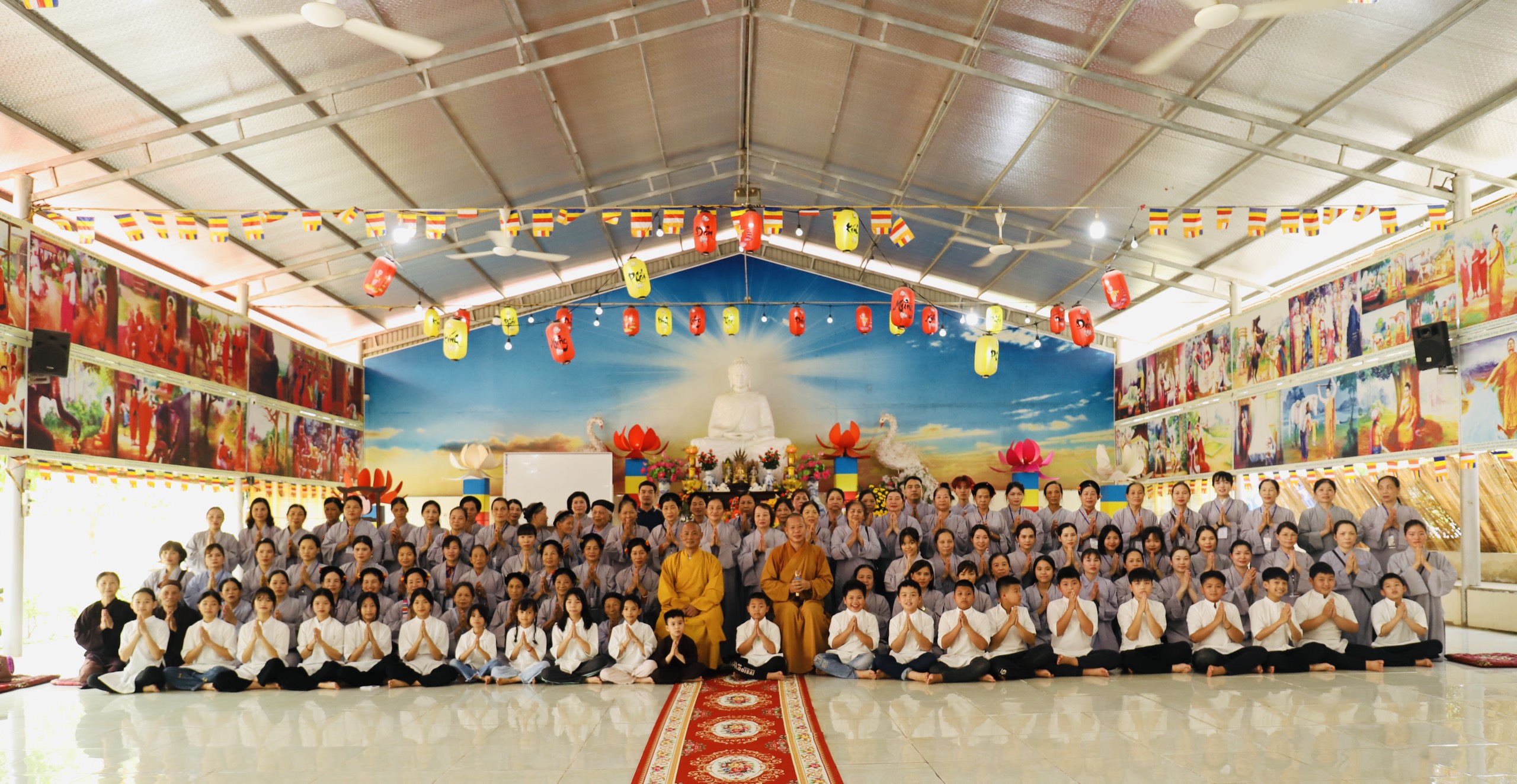 Vĩnh Phúc: TT. Thích Giác Minh quang lâm thuyết giảng tại khóa tu chùa Thanh Sơn