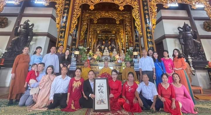 Nghệ An: Lễ Hằng thuận cho đôi bạn trẻ tại chùa Đại Tuệ