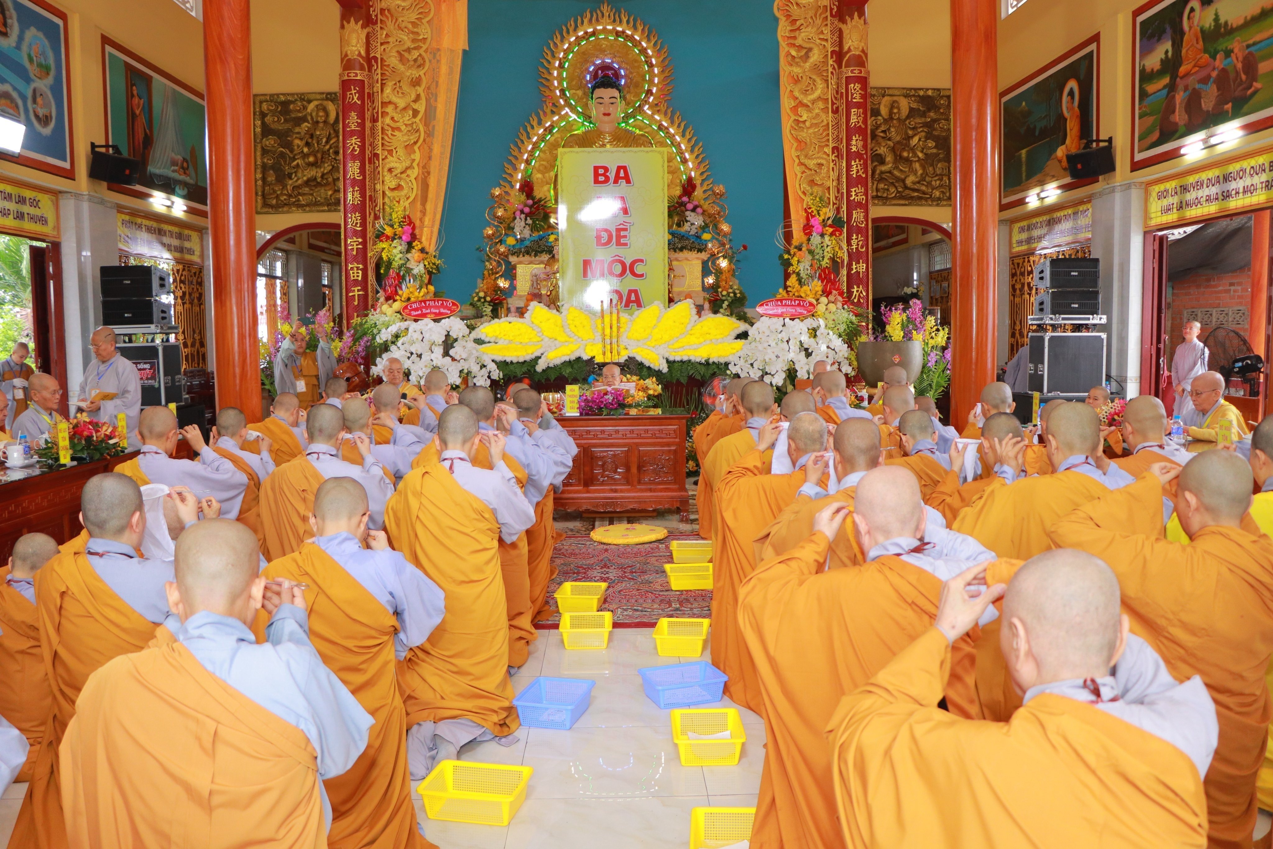 Long An: Ngày thứ 3 tại Đại Giới đàn Liễu Lạc