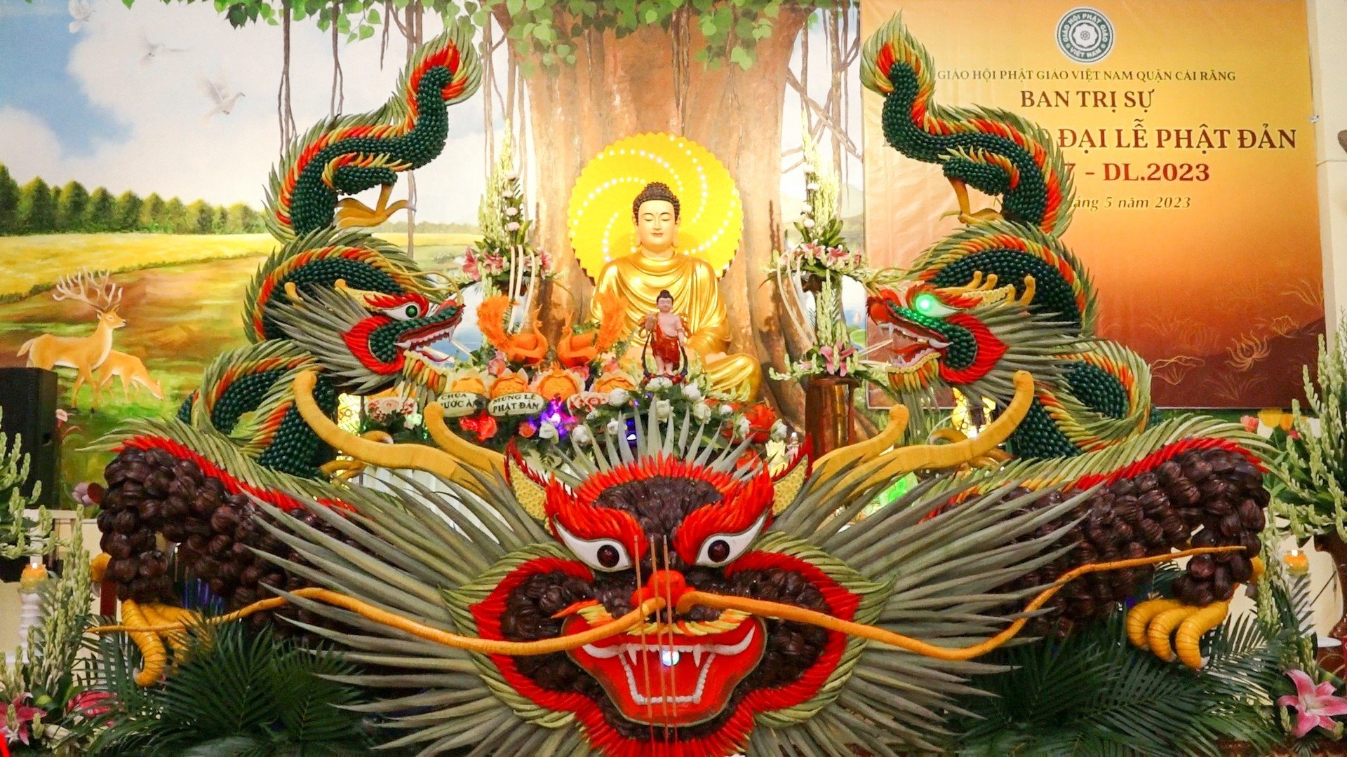 Cần Thơ: Ban Trị sự GHPGVN quận Cái Răng tổ chức Đại lễ Phật đản PL.2567 - DL.2023