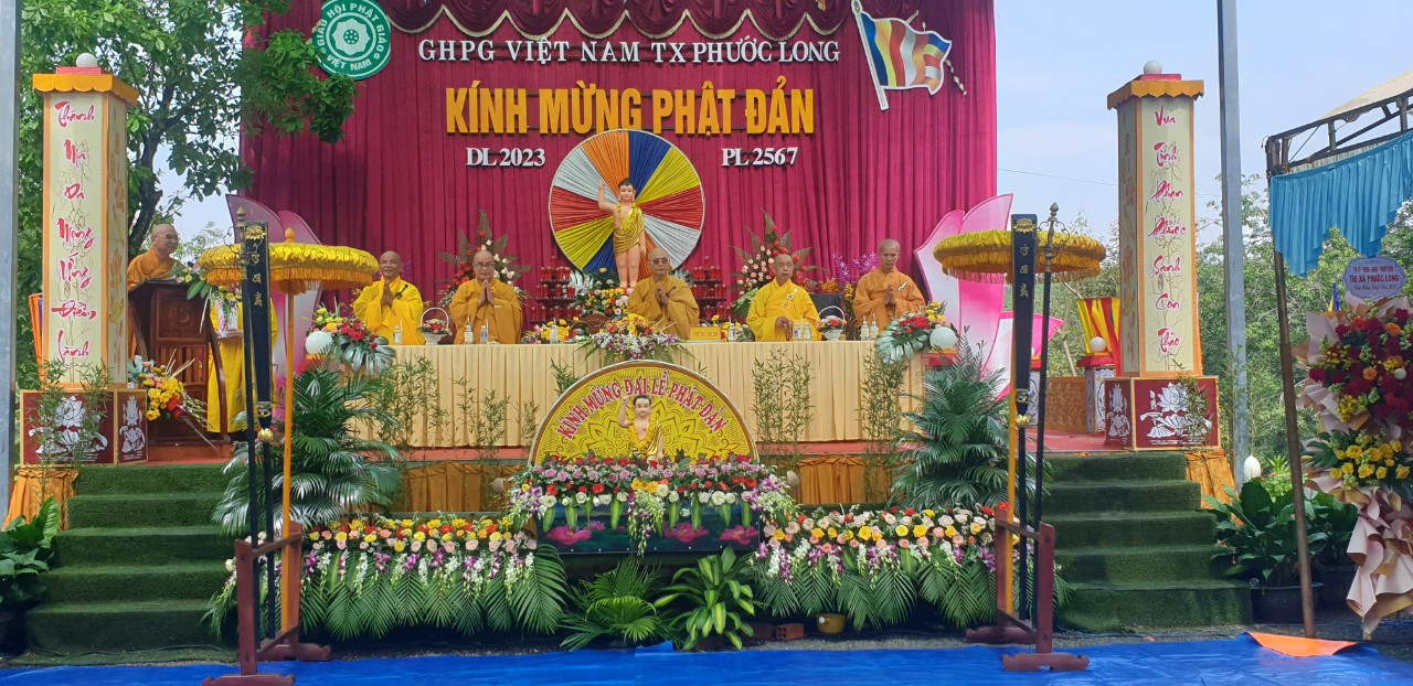 Bình Phước: Ban Trị sự GHPGVN thị xã Phước Long tổ chức Đại lễ Phật đản PL.2567