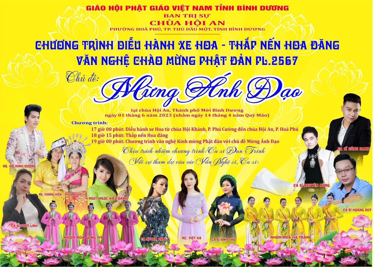 Ban Trị sự Phật giáo tỉnh Bình Dương rộn ràng không khí chuẩn bị Phật đản PL.2567