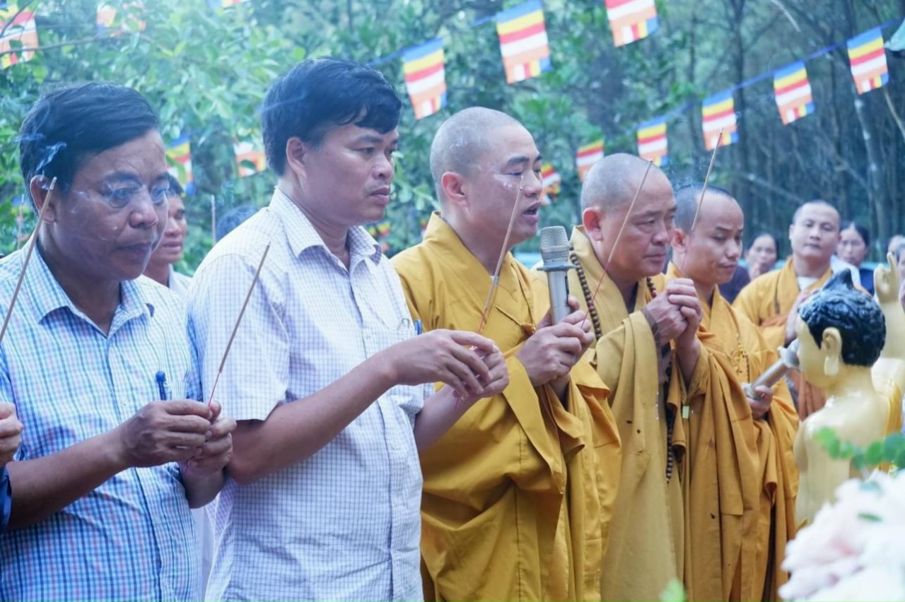 Hà Tĩnh: Chùa Chân Tiên kính mừng Phật đản Phật lịch 2567