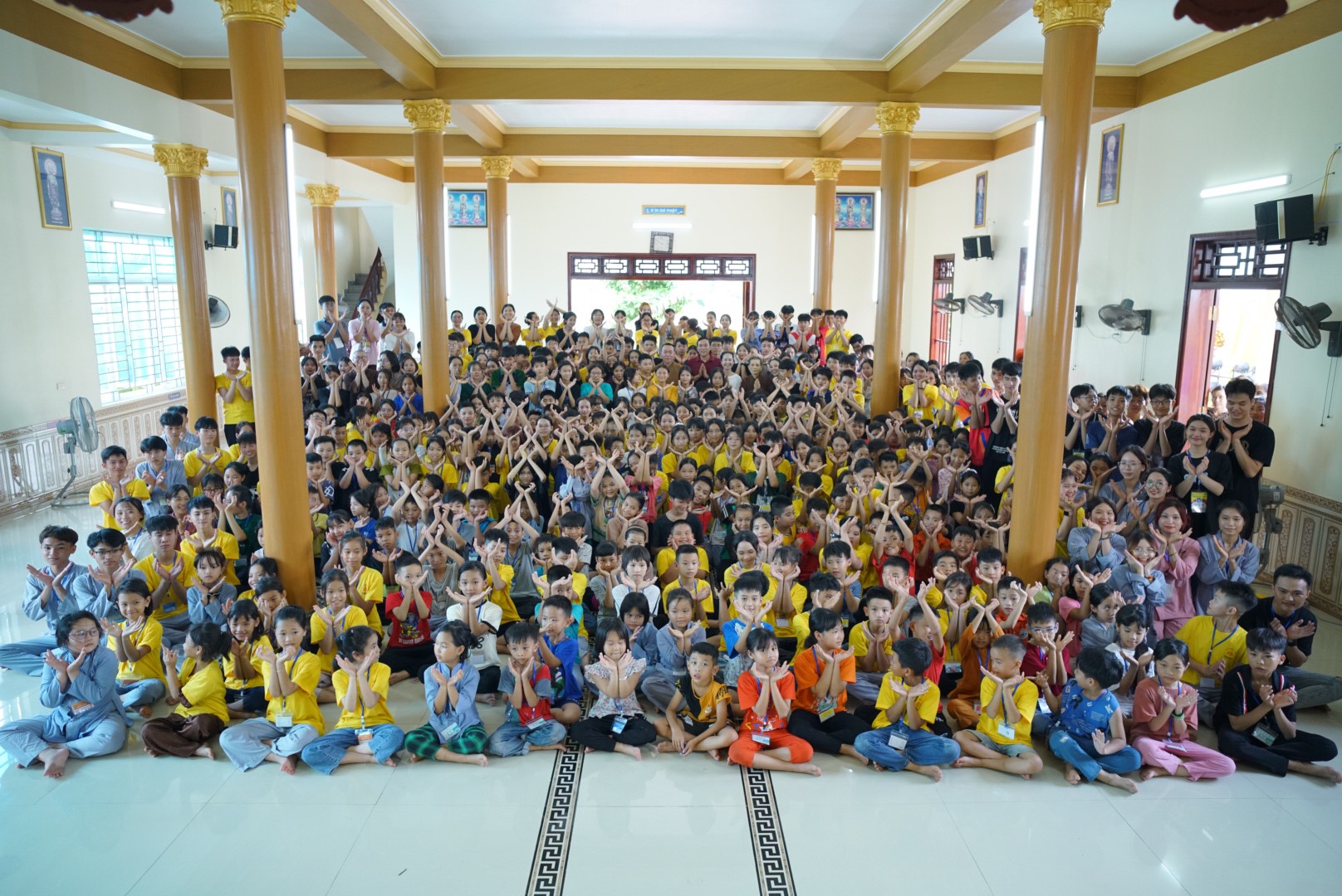 Nam Định: Ngày tu tập thứ hai của khóa tu “Ân đức sinh thành” tại chùa Hải Nam