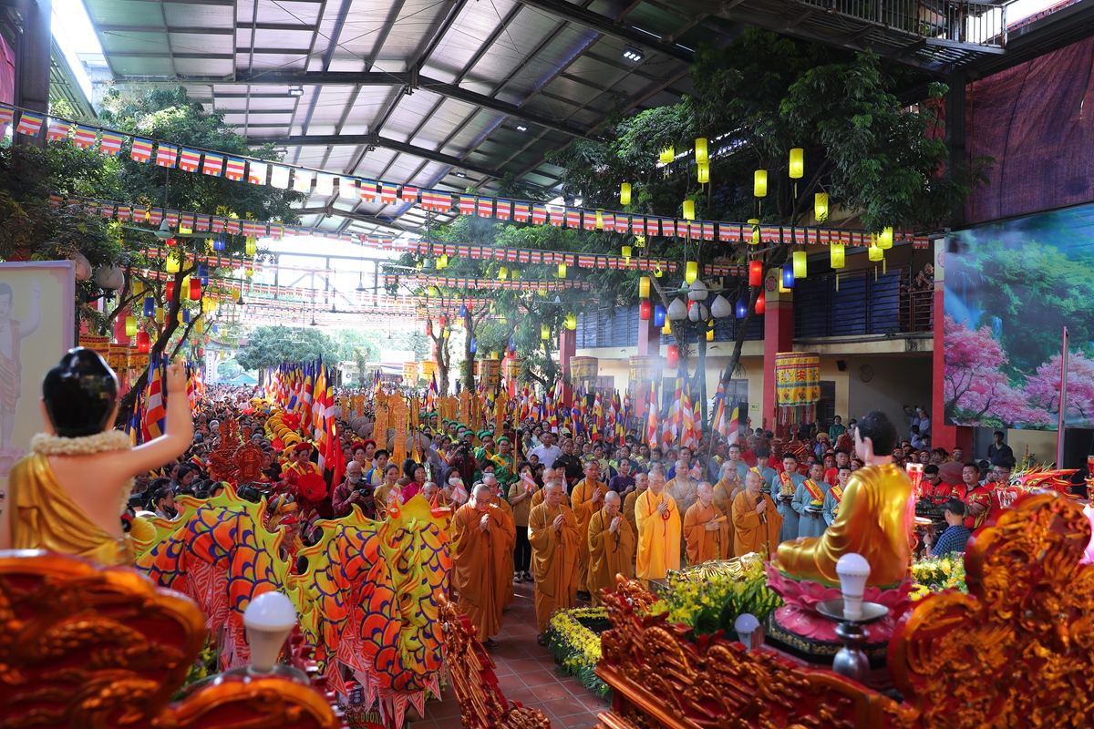 Hà Nội: Chùa Bằng (Linh Tiên Tự) long trọng tổ chức Đại lễ Phật đản PL.2567