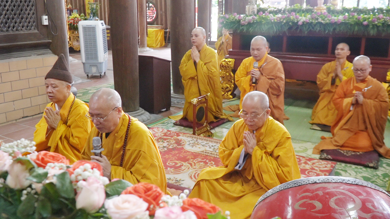 Hà Nội: Trên 500 Tăng Ni tại Học viện Phật giáo Việt Nam tác pháp an cư kết hạ