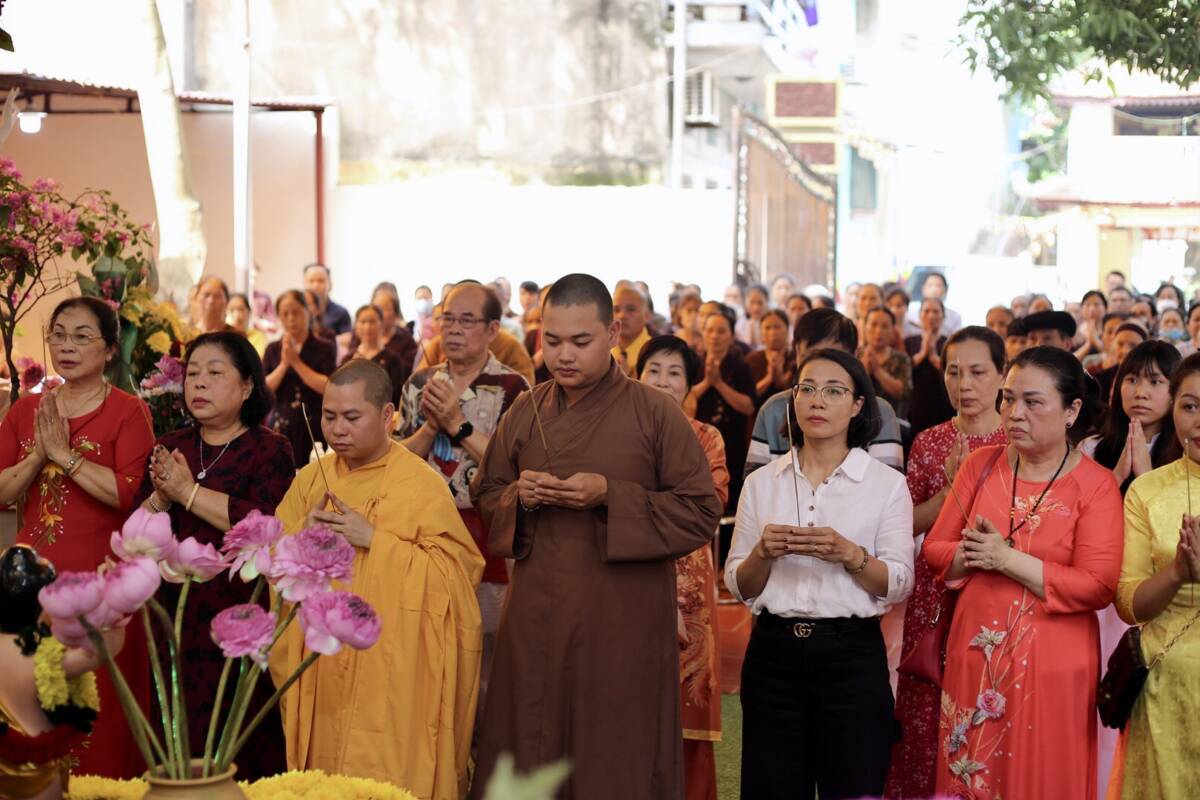 Vĩnh Phúc: Trang nghiêm Đại lễ Phật đản PL.2567 tại chùa Sơn Cao