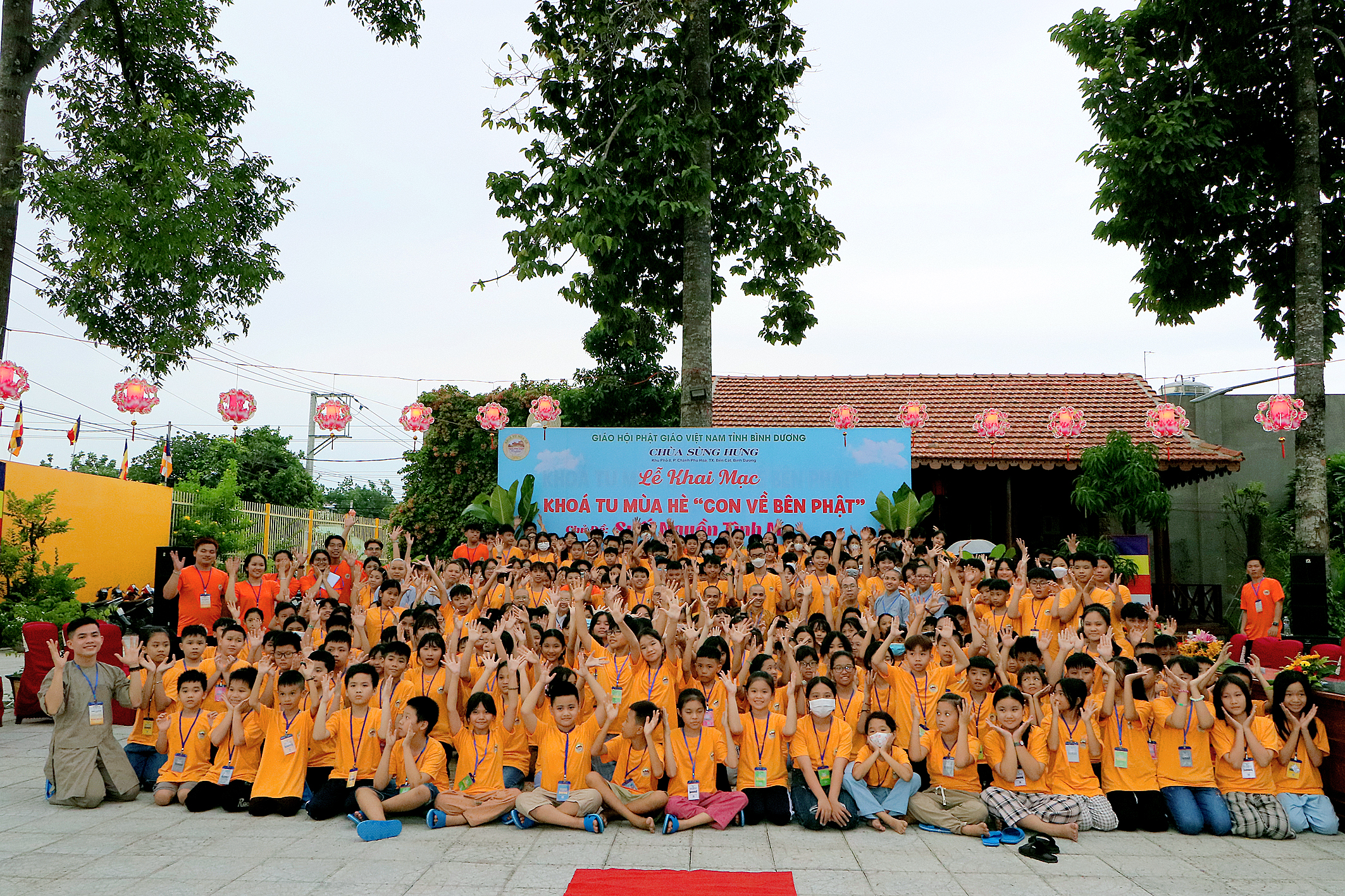 Bình Dương: Chính thức Khai mạc Khóa tu Mùa hè "Con Về Bên Phật" chủ đề: Suối Nguồn Tình Mẹ