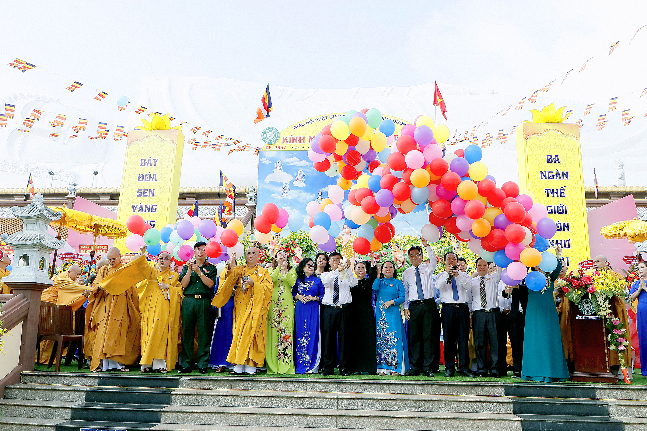 Bình Dương: Long trọng tổ chức Đại lễ Phật đản PL.2567