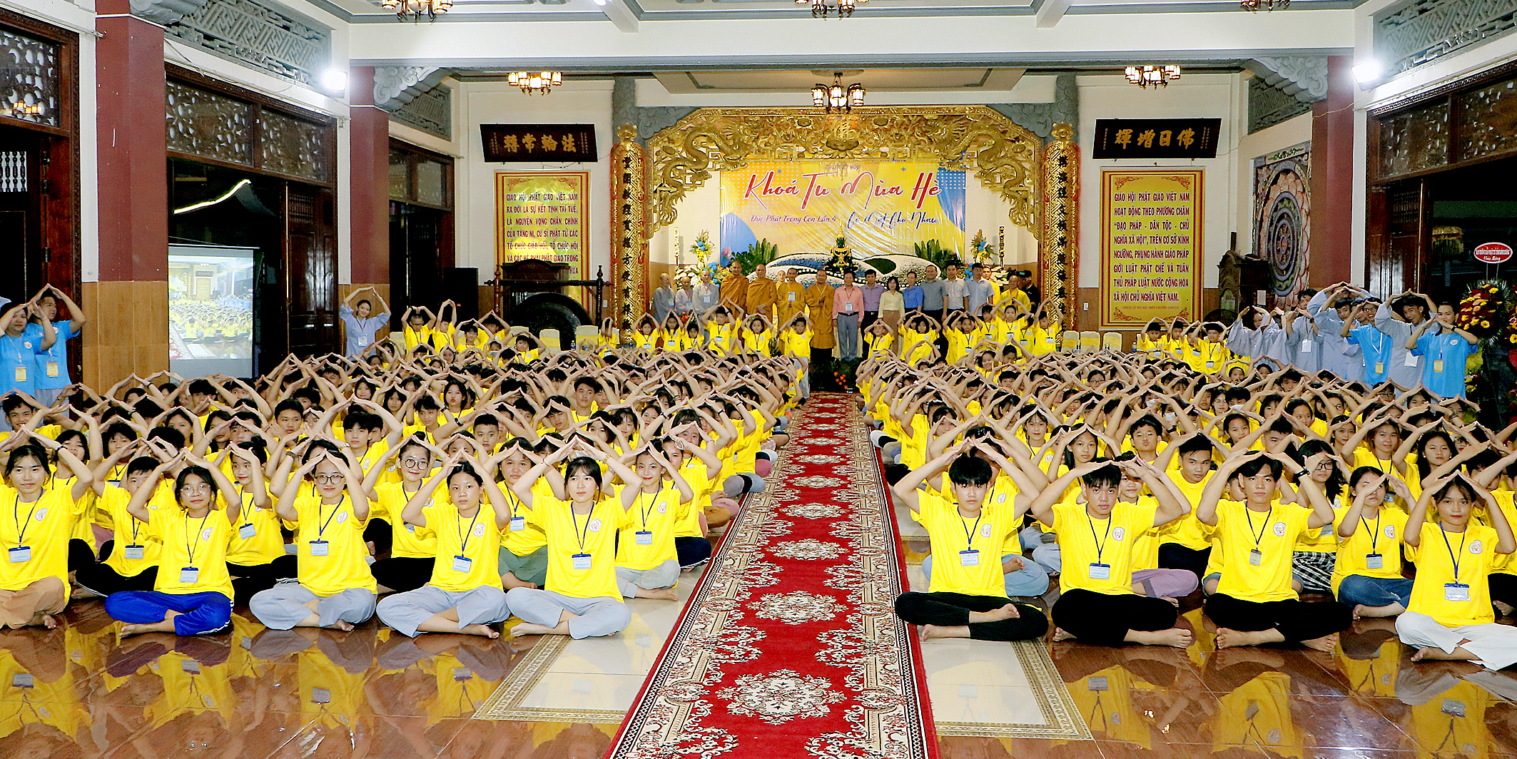 Bình Dương: Chính thức khai mạc Khóa tu mùa hè “Có Mặt Cho Nhau” năm 2023 tại chùa Từ Huệ