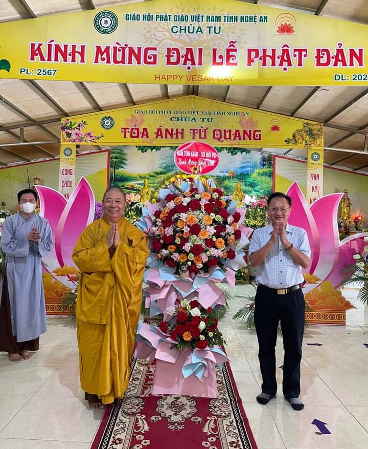 Nghệ An: Chùa Tu long trọng tổ chức Đại lễ Phật đản PL.2567