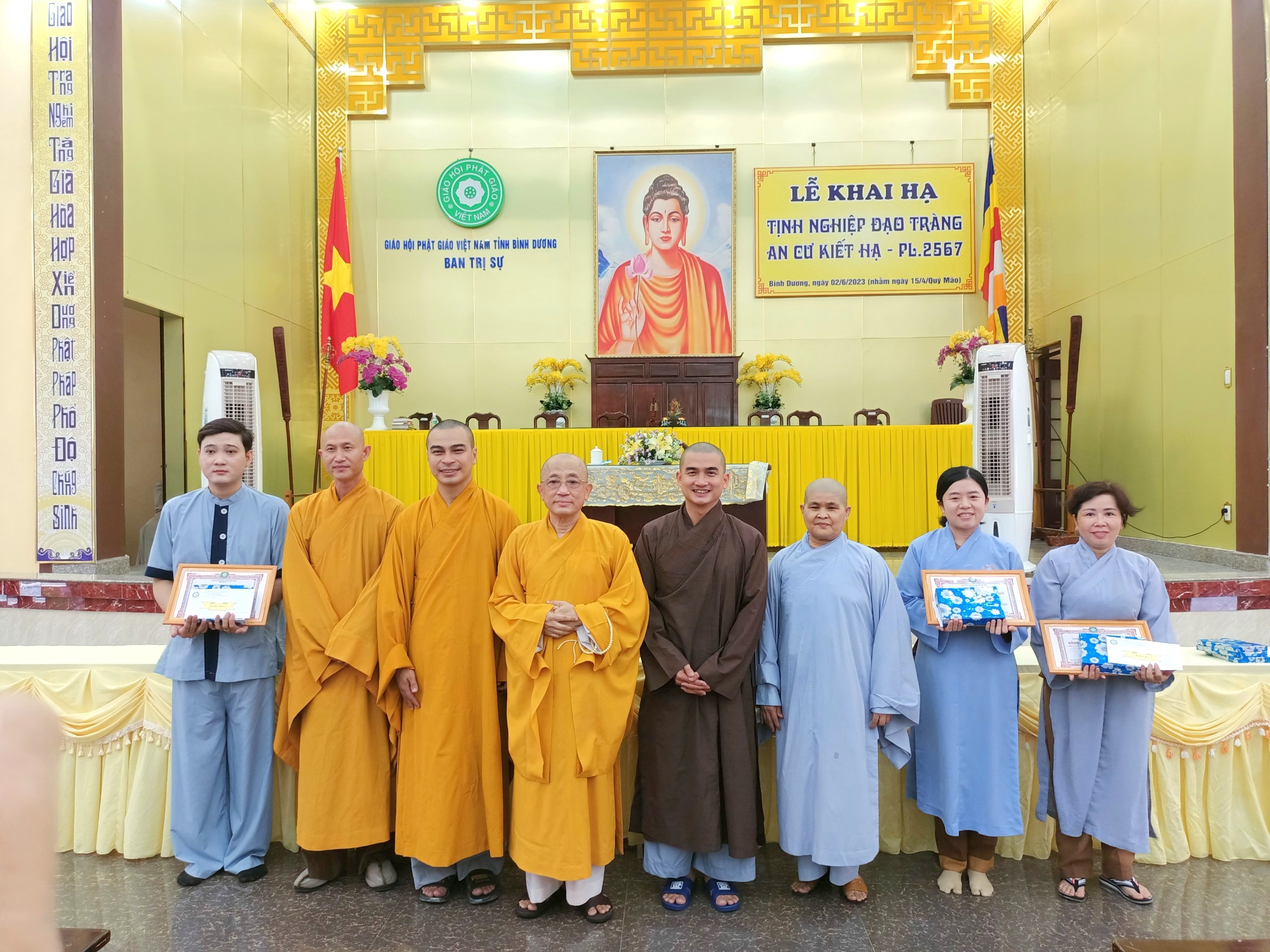 Bình Dương: Tổng kết và trao phần thưởng Hội thi Giáo lý Phật tử năm 2023