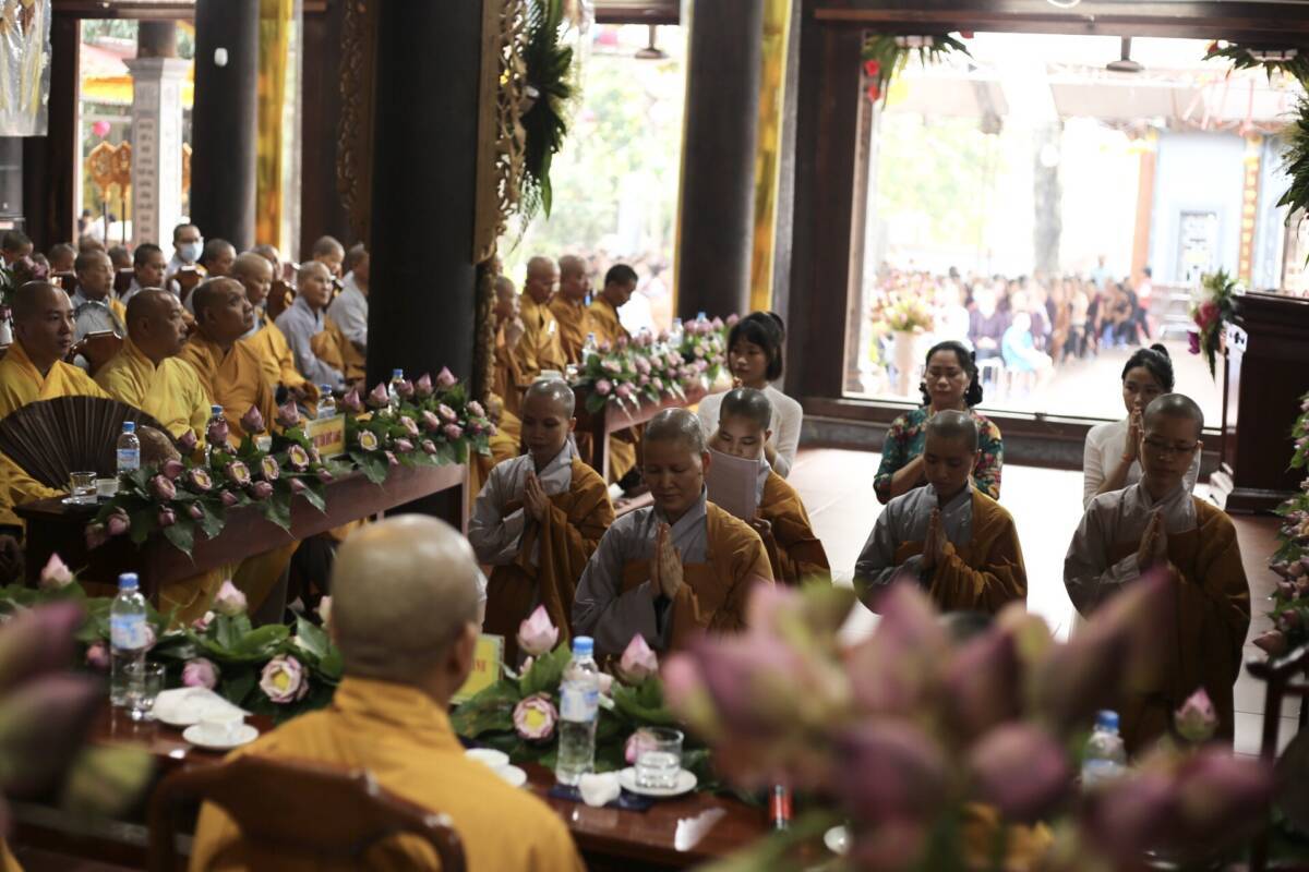 Vĩnh Phúc: Hạ trường chùa Linh Sơn trang nghiêm lễ khai pháp khóa An cư kiết hạ PL.2567