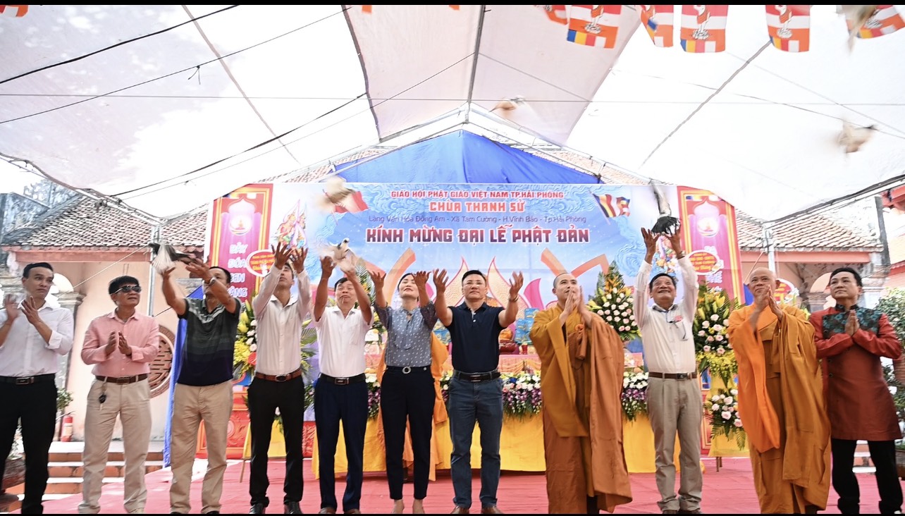 Hải Phòng: Chùa Thanh Sử hân hoan kính mừng Đại lễ Phật đản PL.2567 - DL.2023