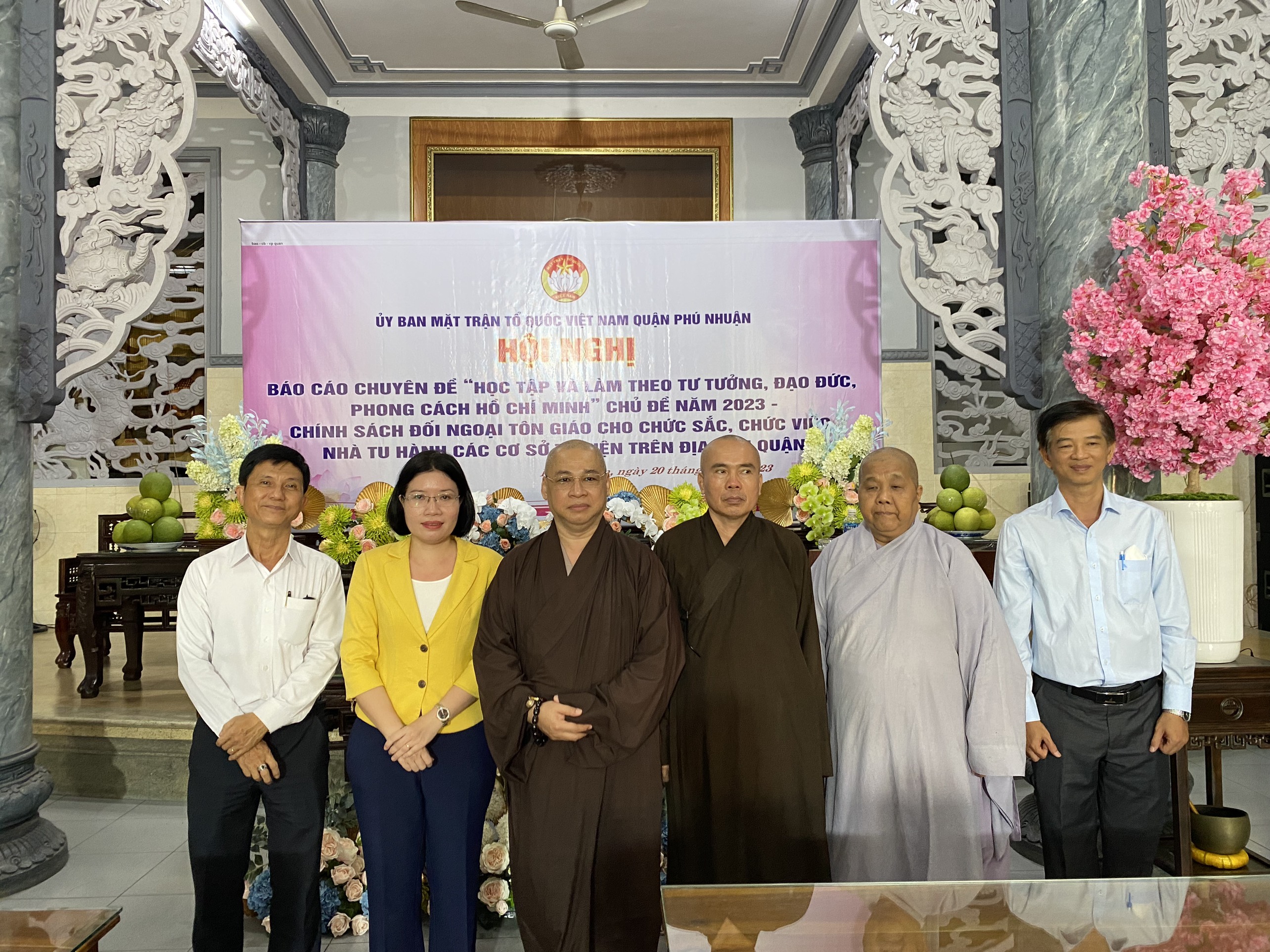 TP.HCM: Tuyên truyền chính sách đối ngoại tôn giáo cho Tăng Ni Phật giáo quận Phú Nhuận