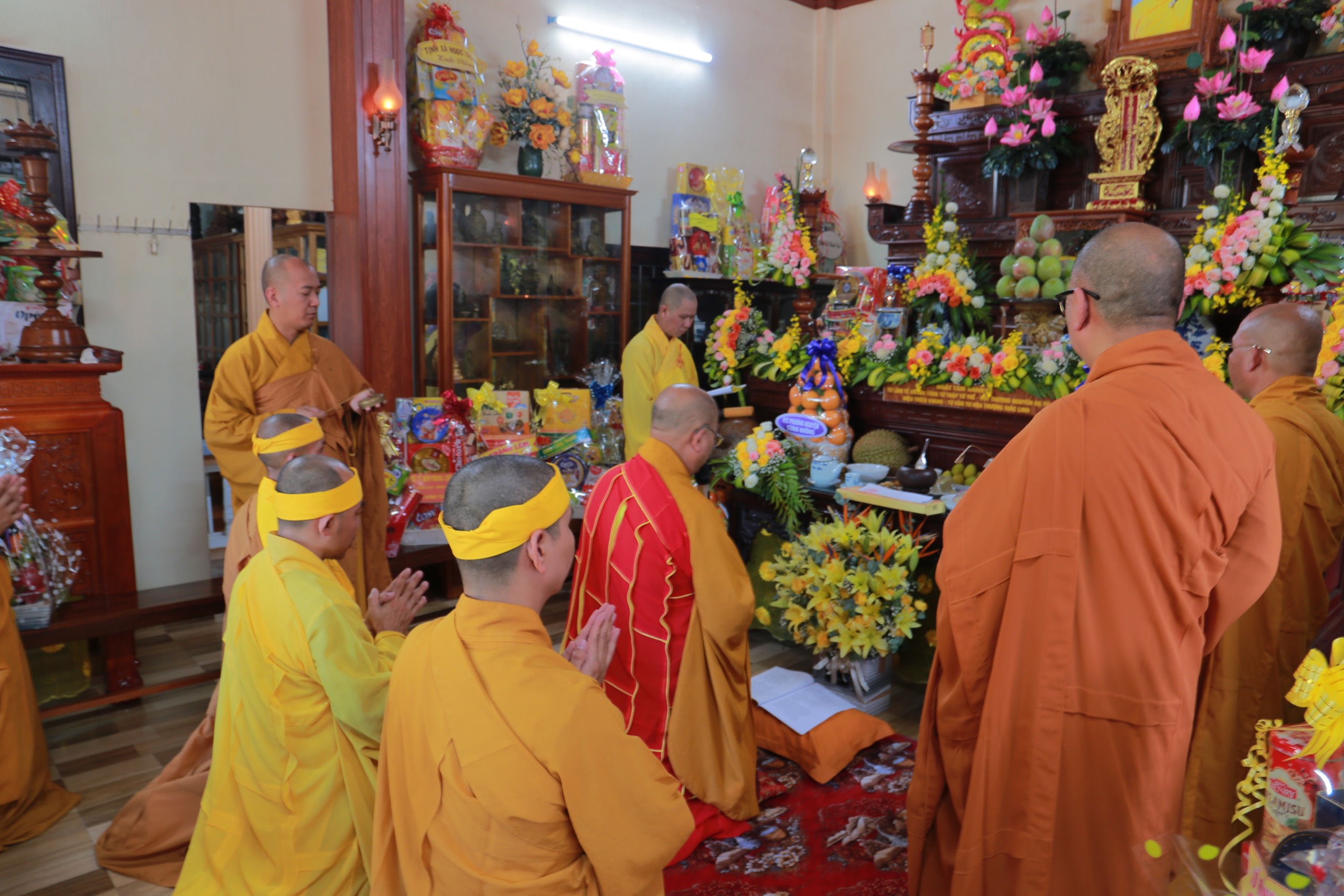 Phú Yên: Lễ Khai kinh, lược thí chư Âm linh cô hồn nhân lễ tuần lâm Tiểu tường cố Hòa thượng Thích Nguyên Từ 