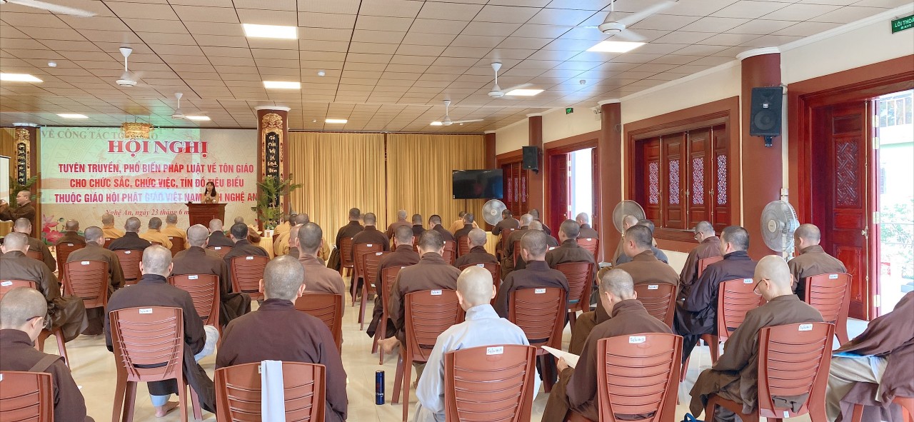 Nghệ An: Hội nghị tuyên truyền, phổ biến kiến thức chính sách Pháp luật về tín ngưỡng Tôn giáo