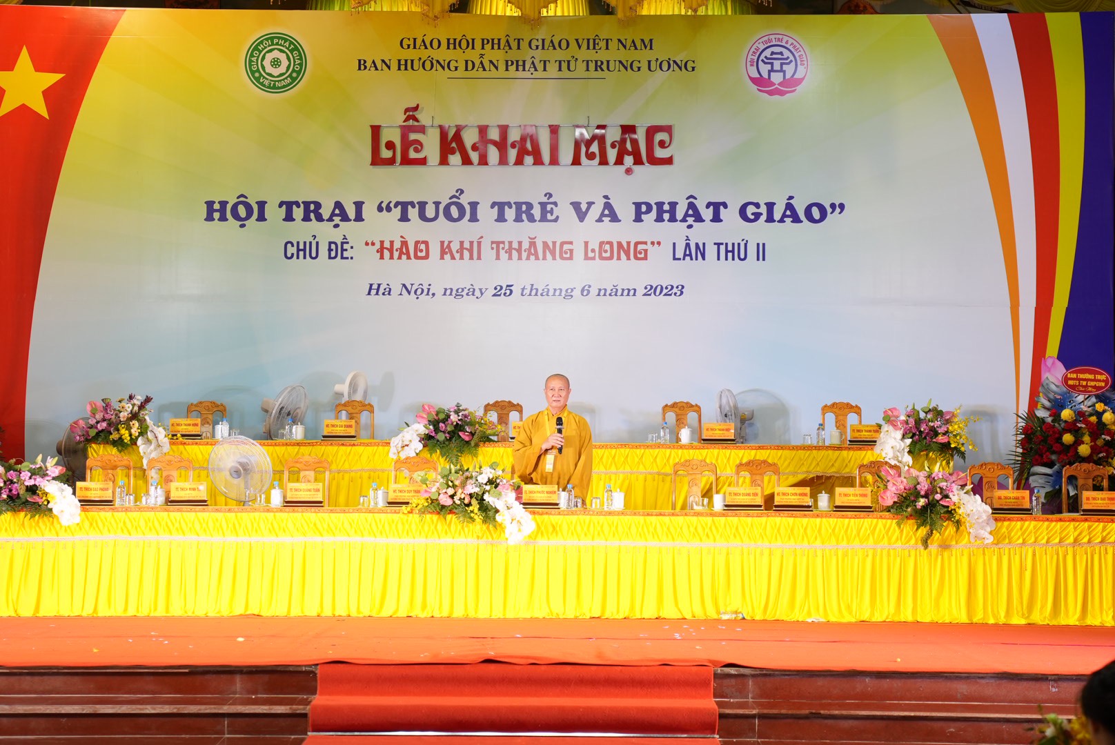 Hà Nội: TT. Thích Phước Nghiêm chia sẻ pháp thoại tại Hội trại “Hào khí Thăng Long” lần 2