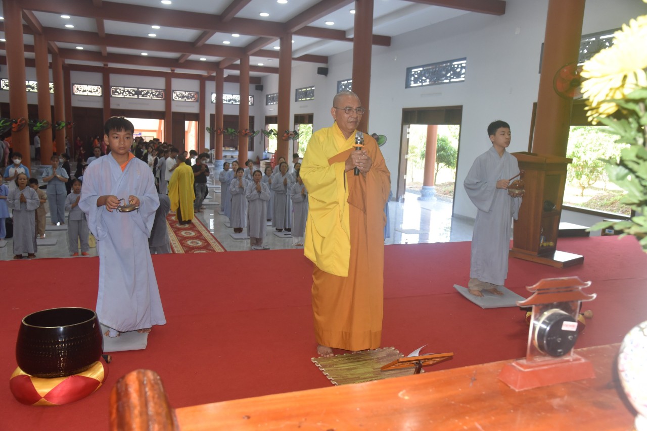 Bình Phước: Chùa Đăng Pháp tổ chức Khóa tu Một ngày an lạc