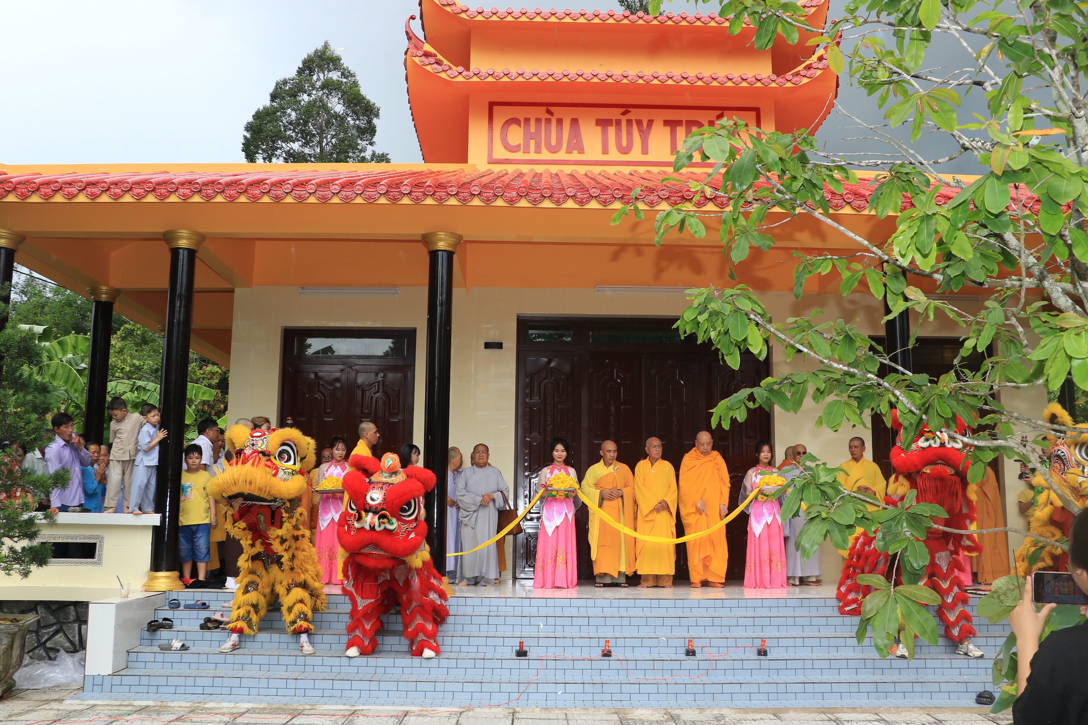 Đồng Tháp: Trang nghiêm lễ Khánh thành chùa Tuý Trúc, huyện Lấp Vò