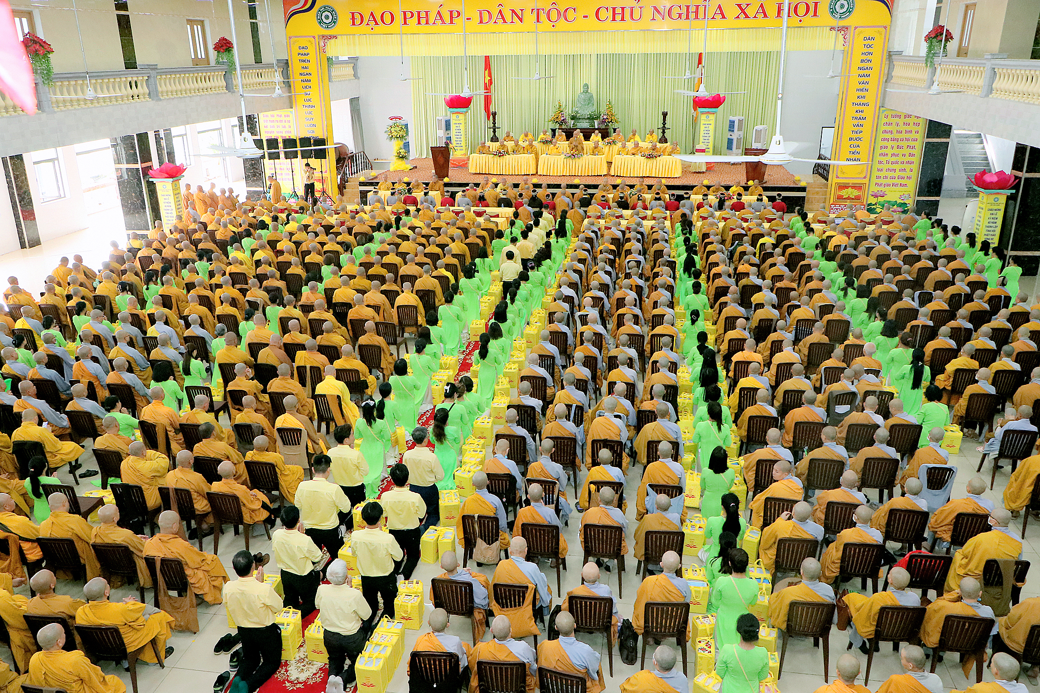 Bình Dương: Lễ Bố-tát, sinh hoạt Tăng sự định kỳ tại Tổ đình Hội Khánh
