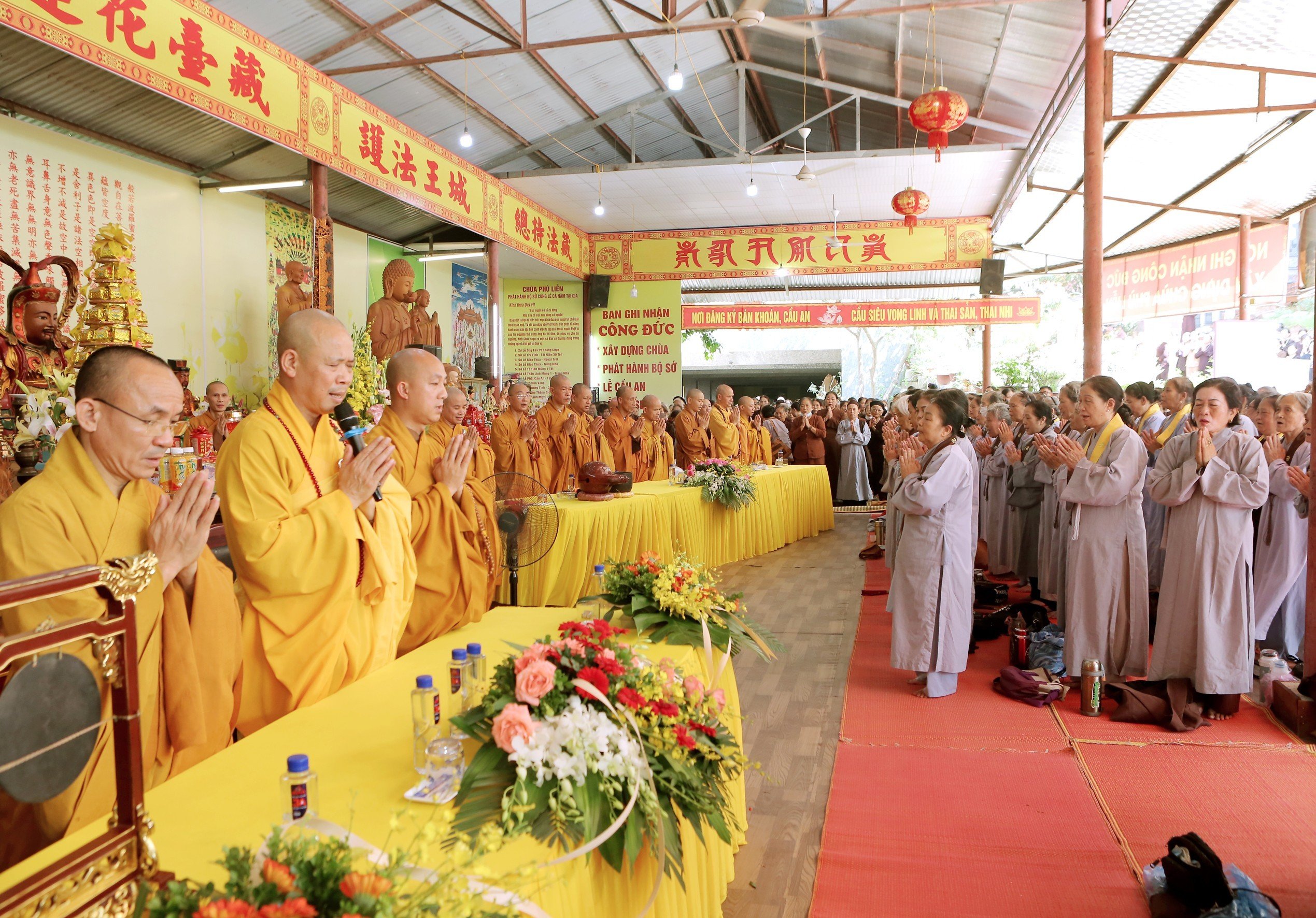 Thái Nguyên: Lễ khai pháp khoá An cư kiết hạ PL.2567