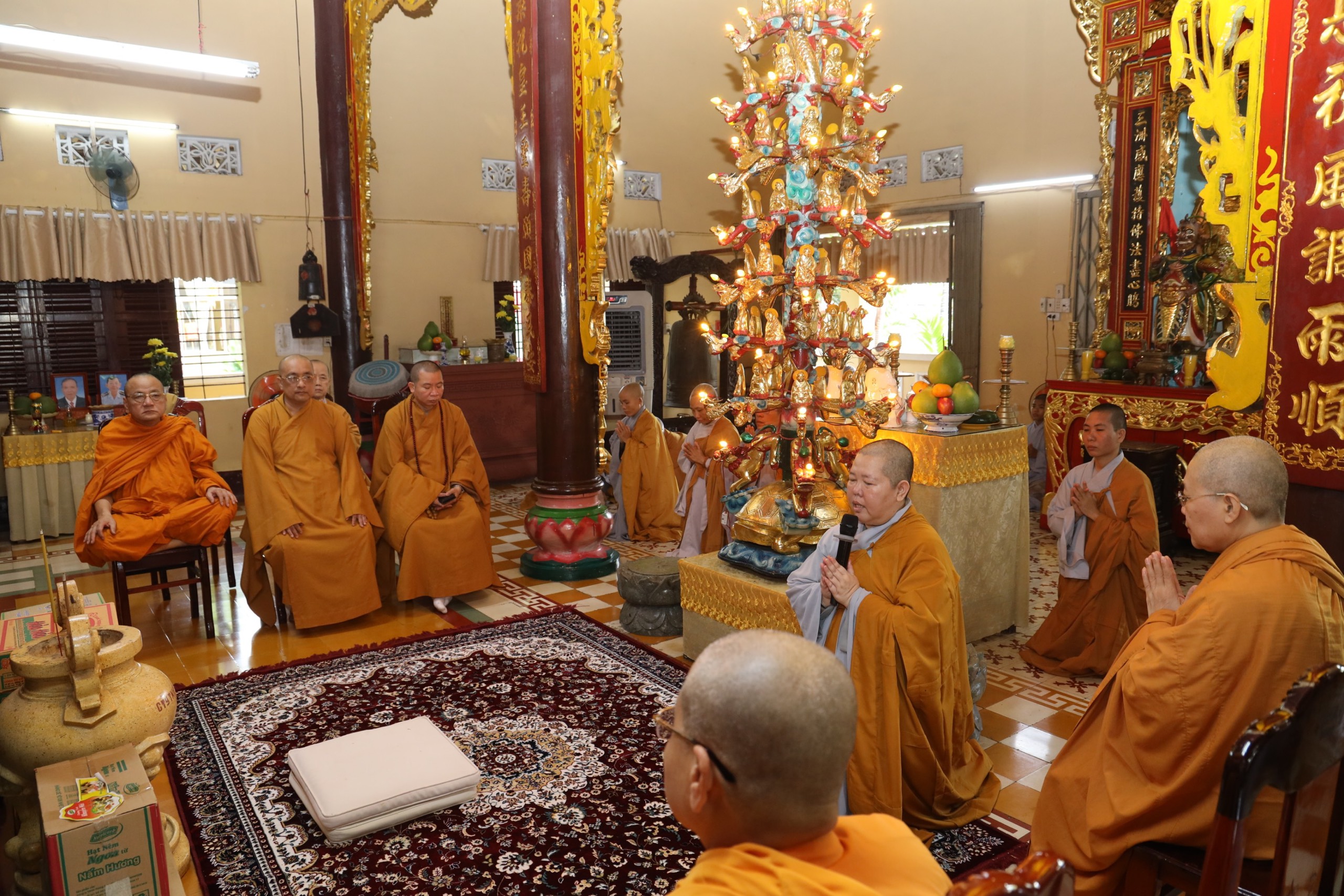 Đồng Nai: Ban Trị sự Phật giáo tỉnh thăm trường hạ chùa Tỉnh Hội, chùa Đại Giác, Quan Âm Tu Viện, Tịnh xá Ngọc Uyển