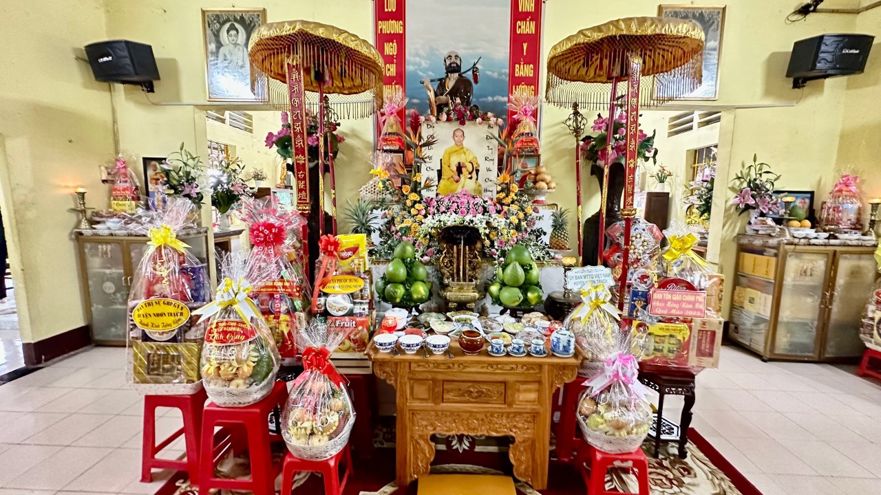 Đồng Nai: Lễ tưởng niệm ân sư lần thứ 15 tại chùa Long Hoa