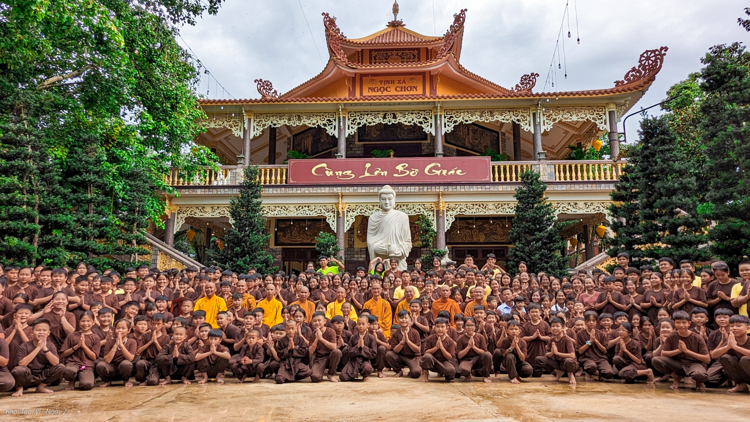 Bình Phước: Khóa tu mùa hè "Học kỹ năng sống - Khai tâm VI" tại Tịnh xá Ngọc Chơn
