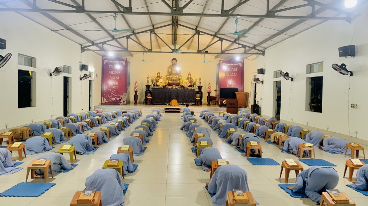 Thanh Hóa: Khóa lễ sám hối định kỳ tại chùa Đống Cao