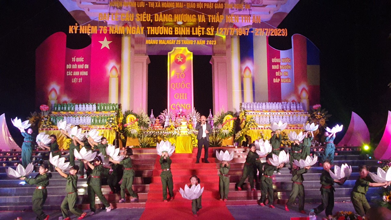 Nghệ An: Đại lễ cầu siêu anh linh các Anh hùng liệt sĩ