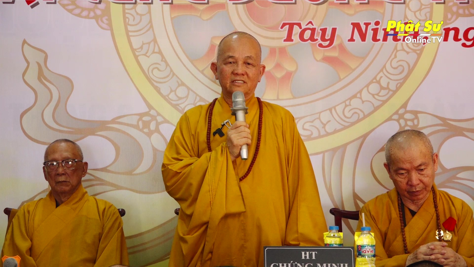 [Video] HT. Thích Minh Thiện phát biểu tại buổi thăm làm việc với BTS tỉnh Tây Ninh